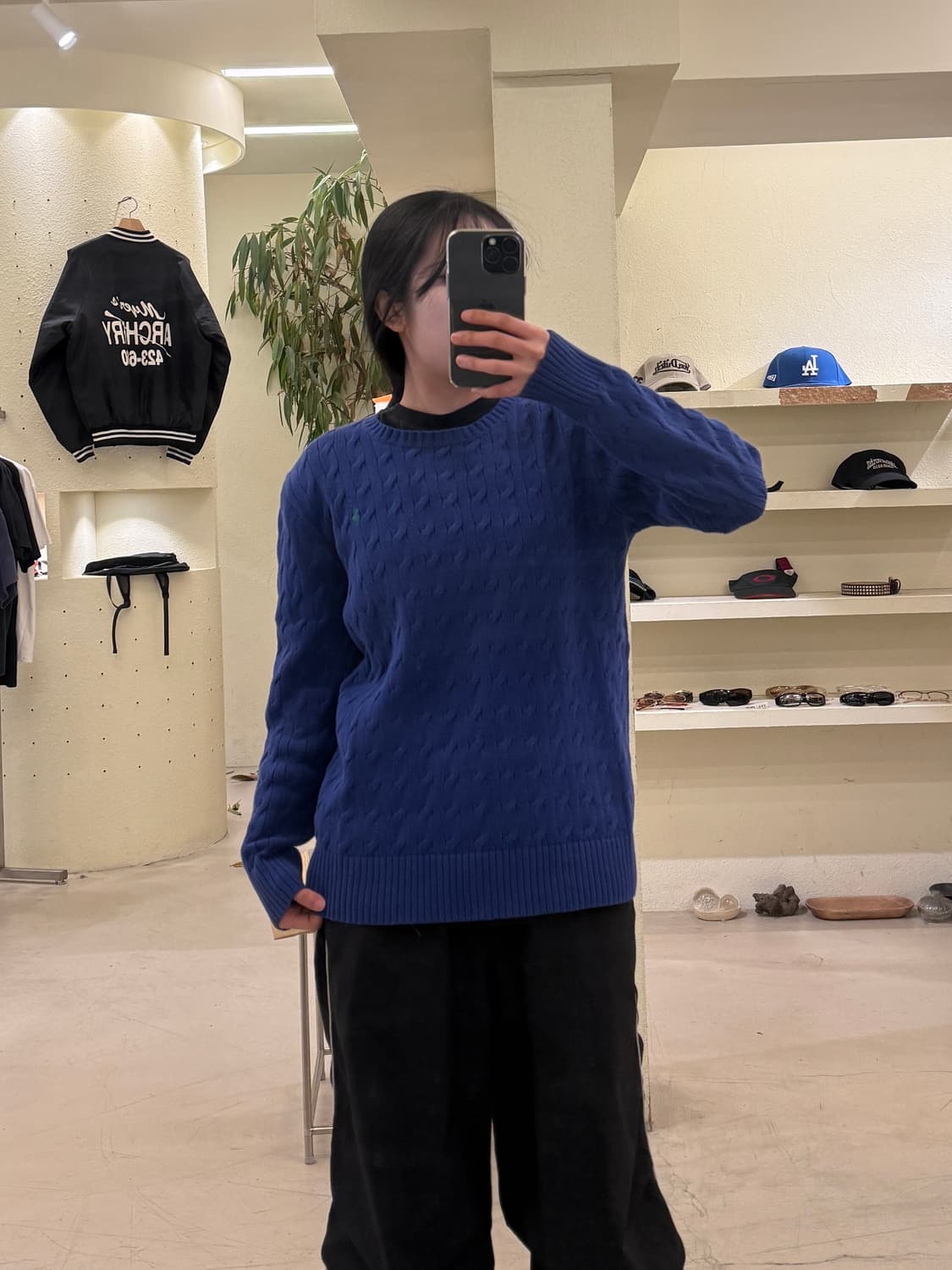 폴로 랄프 로렌 케이블 니트 스웨터 U538 상품이미지1