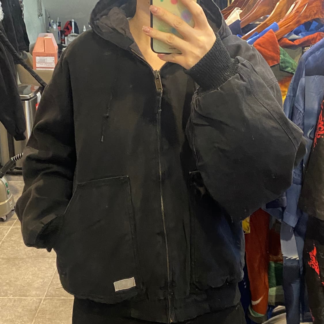 [NO.9] VTG 워크자켓 블랙 상품이미지1