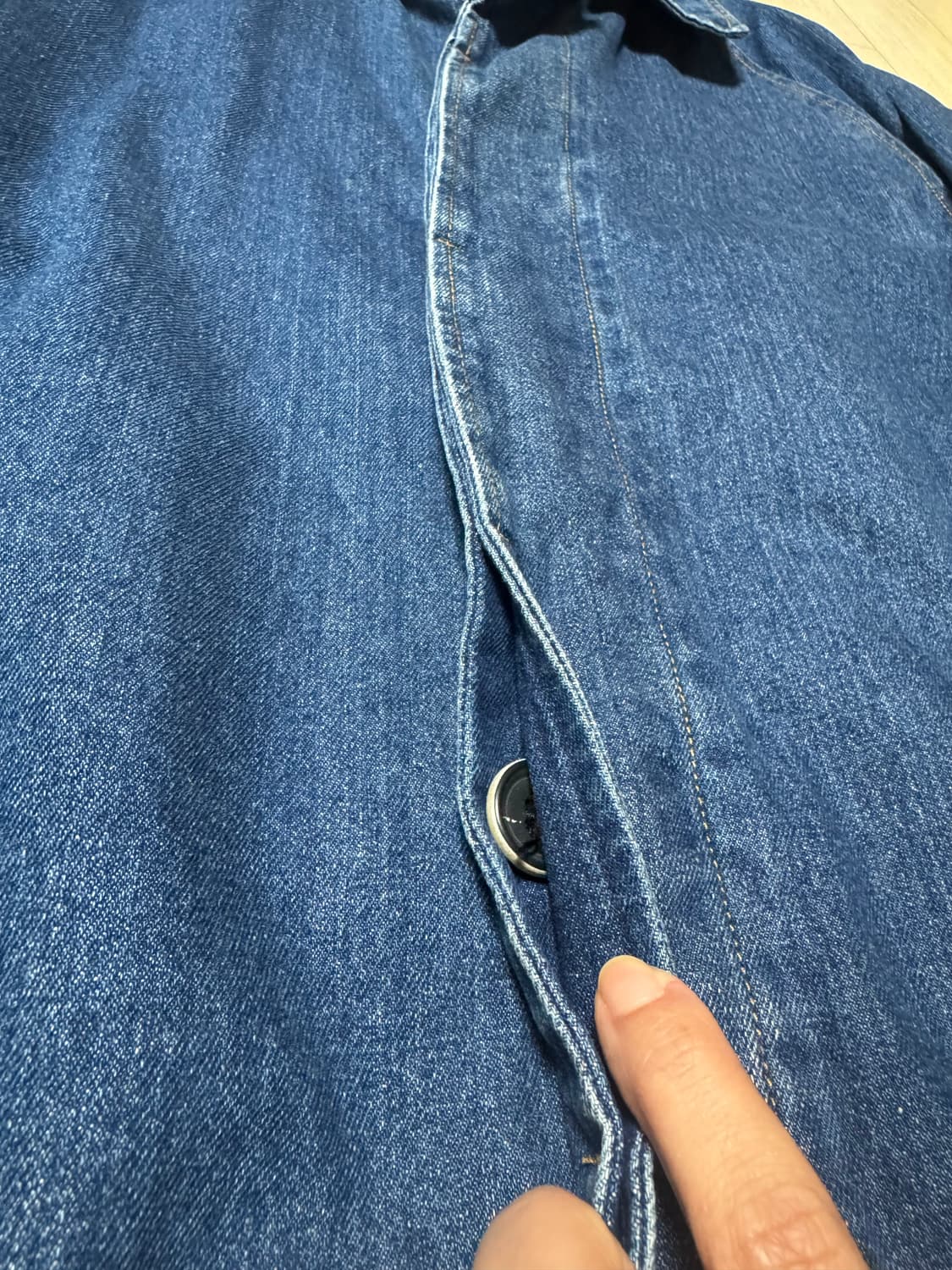8-90s 일본빈티지 데님코트 상품이미지6