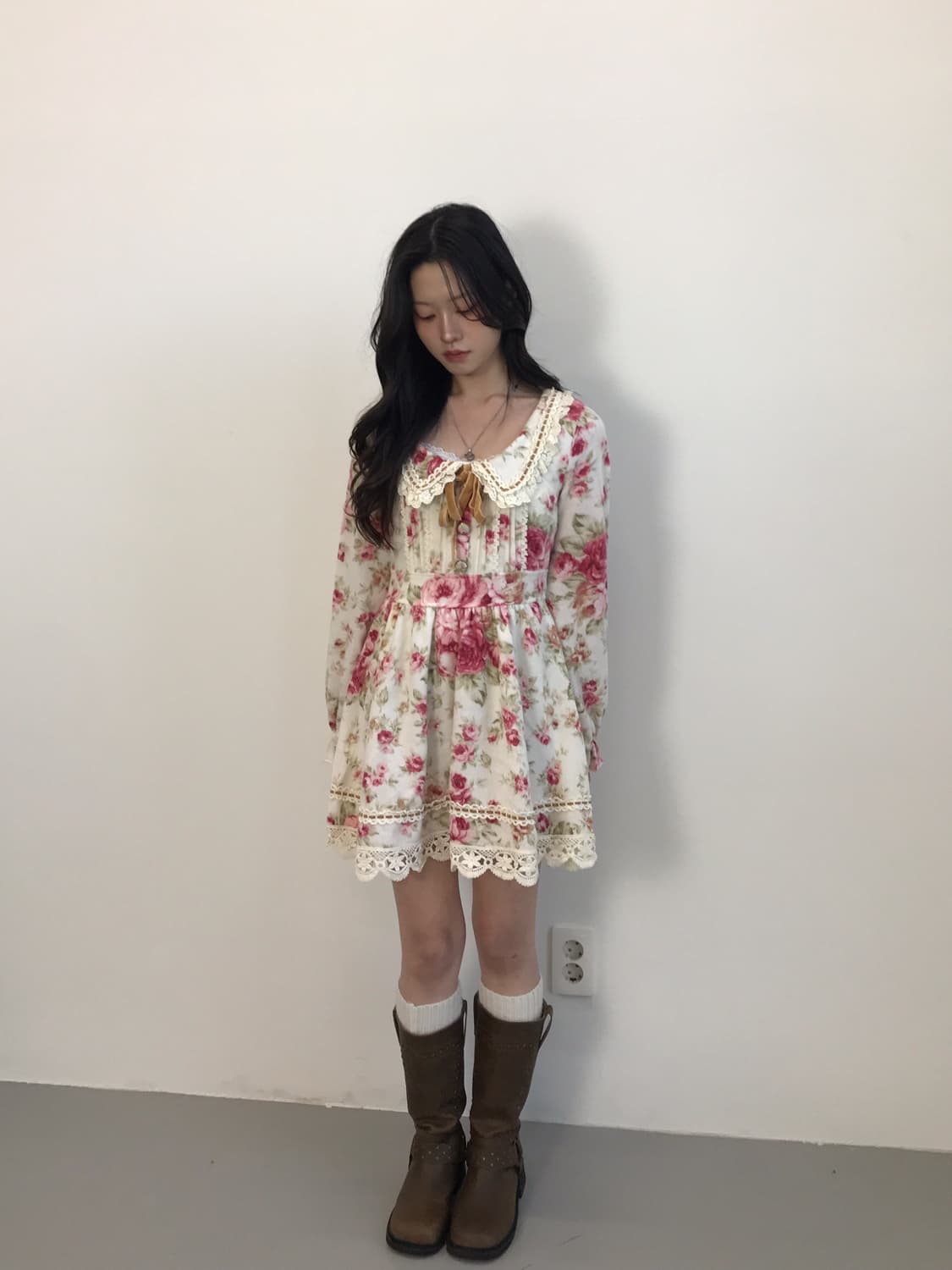 LIZ LISA Pinter Mood Floral Print Dress 상품이미지1