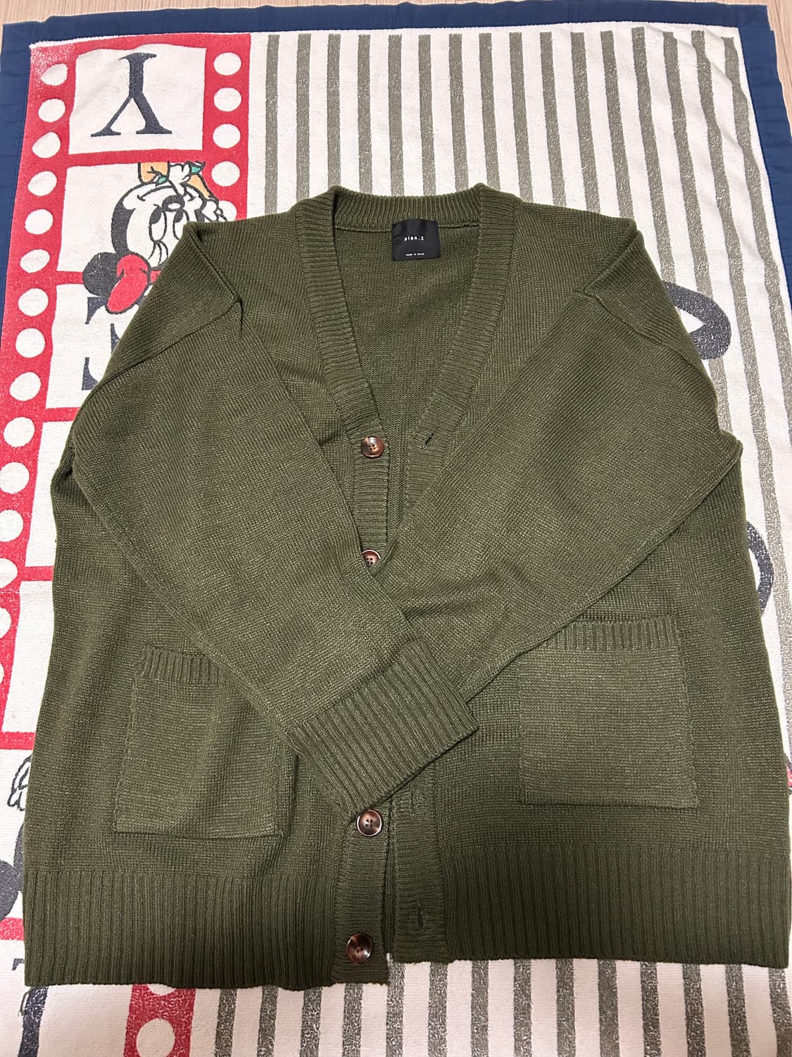 오버핏 니트 가디건 상품이미지1