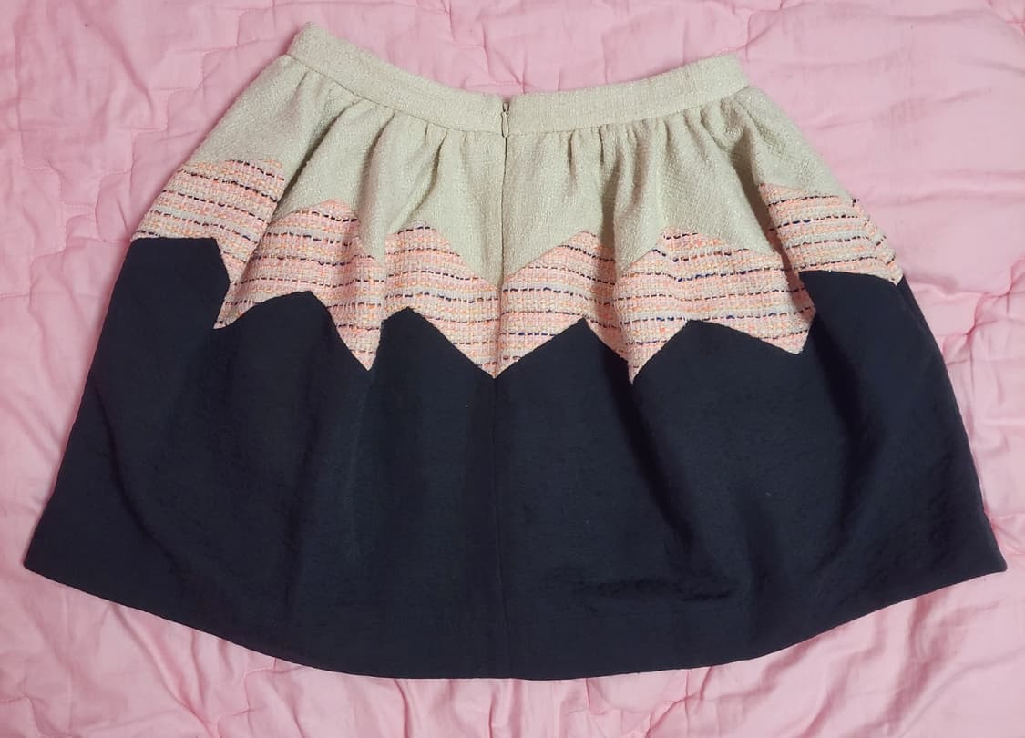 급처상태좋음!O2nd 오즈세컨 러블리 트위드 공주 스커트 치마 레니본st 상품이미지2