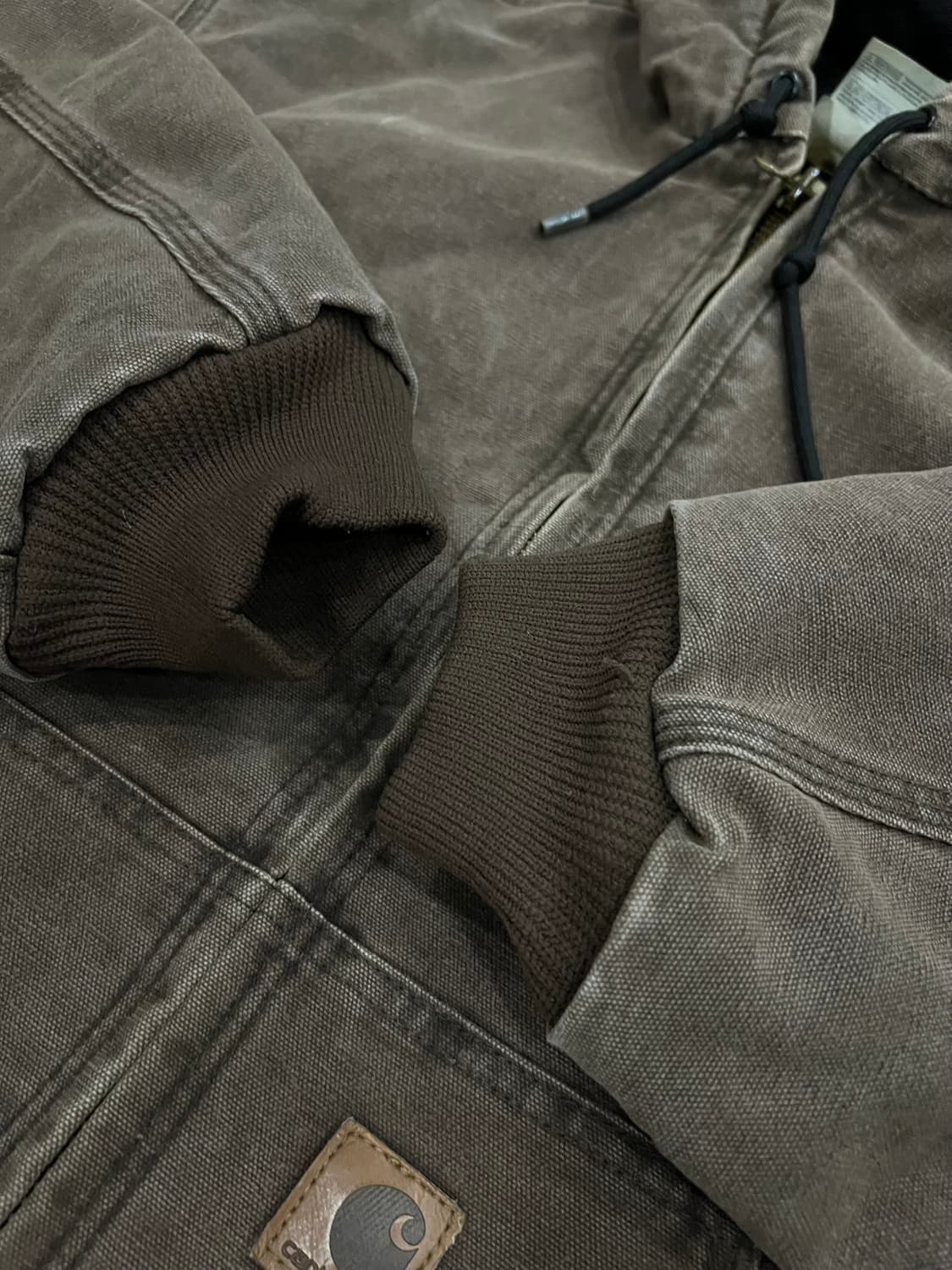 (XL)칼하트 덕 액티브 후드자켓 J130 CHT 체스트넛 상품이미지7