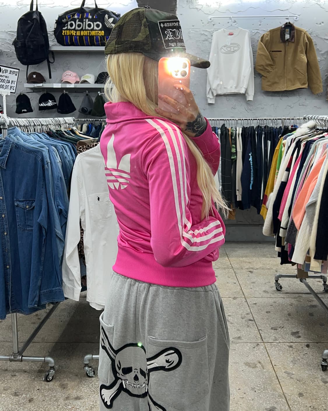 착샷O 아디다스 핑크 져지 85 상품이미지7