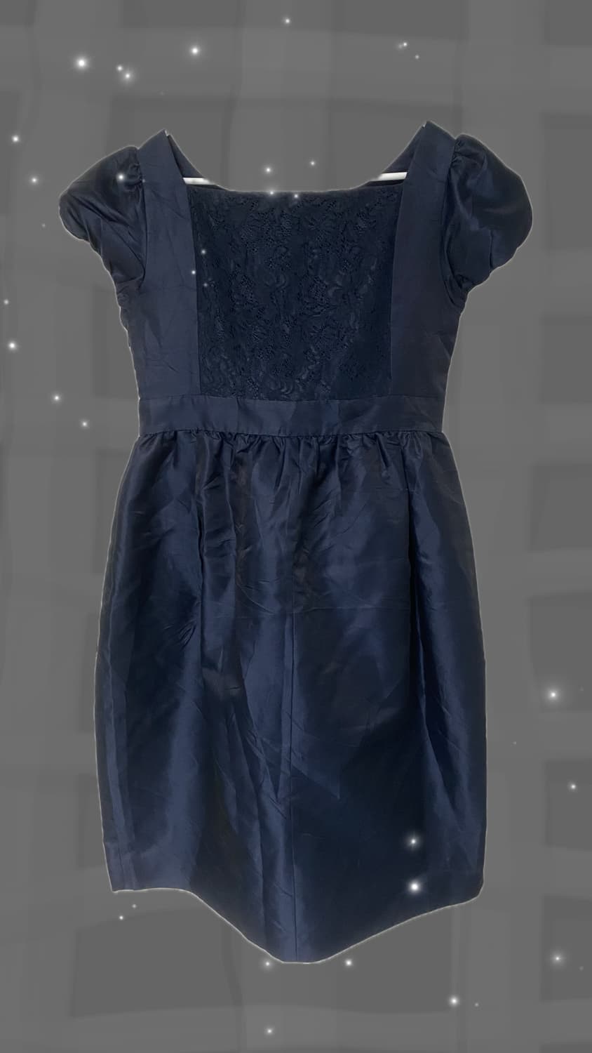 공주풍 레이스 드레스 원피스 일본 빈티지 네이비 상품이미지1