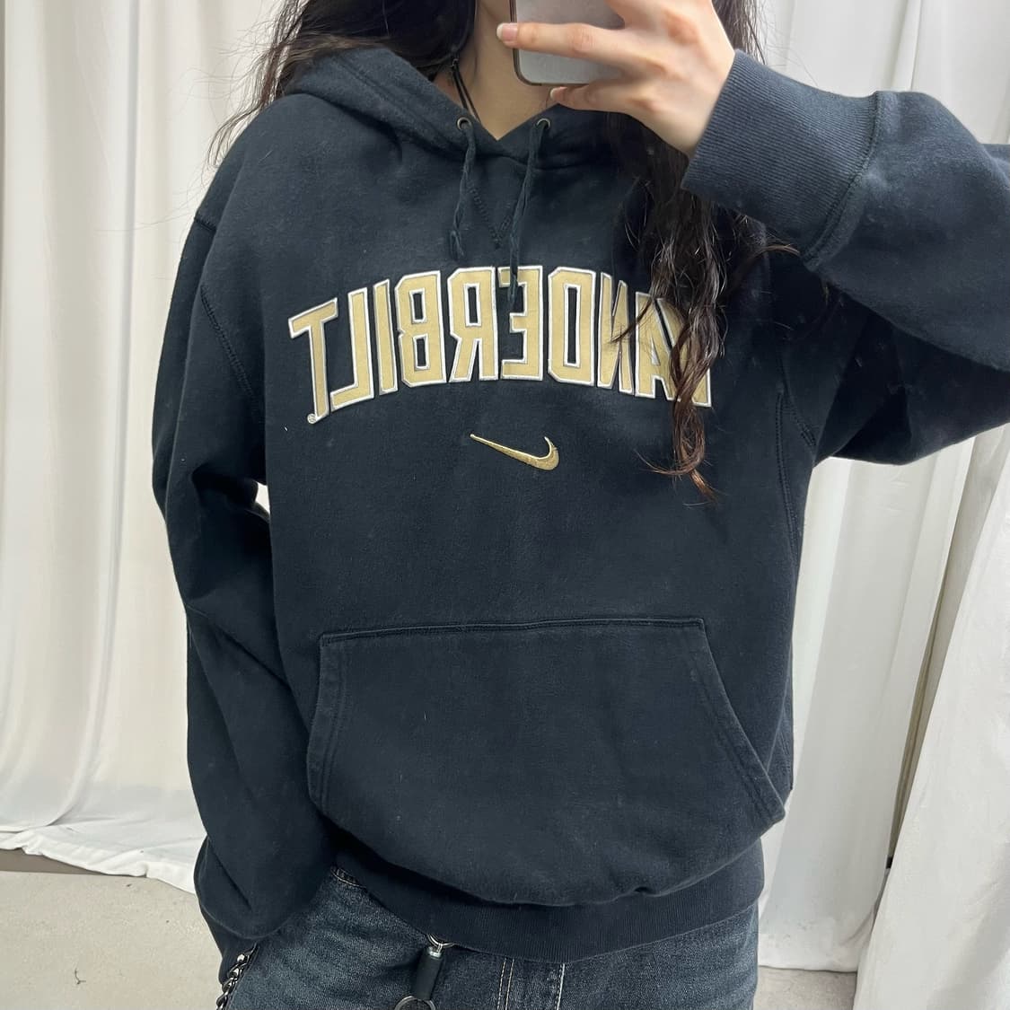 Nike 00‘s black Vanderbilt hoody 상품이미지3