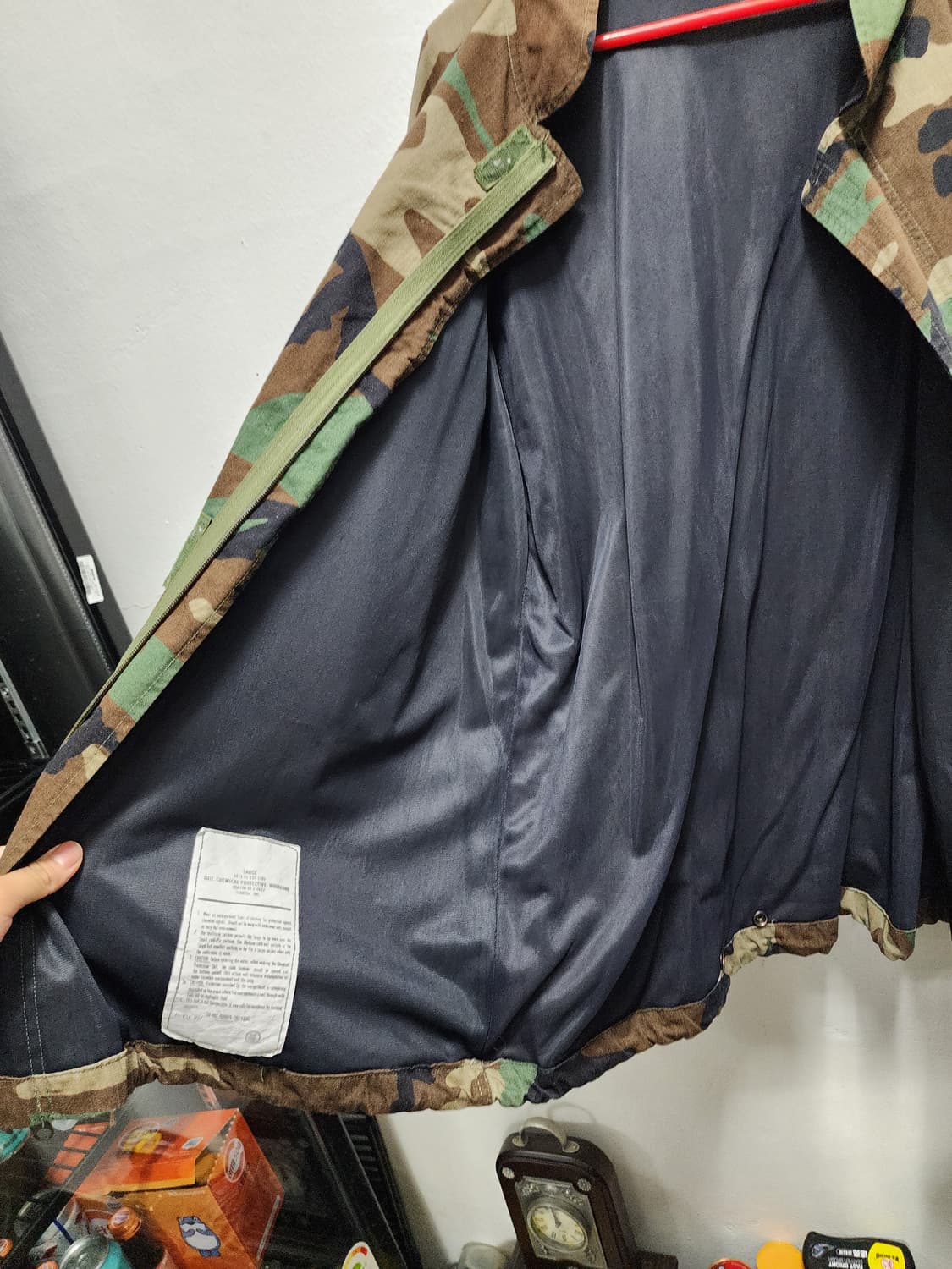 US ARMY 미군 화생방 밀리터리 후드자켓 상품이미지7