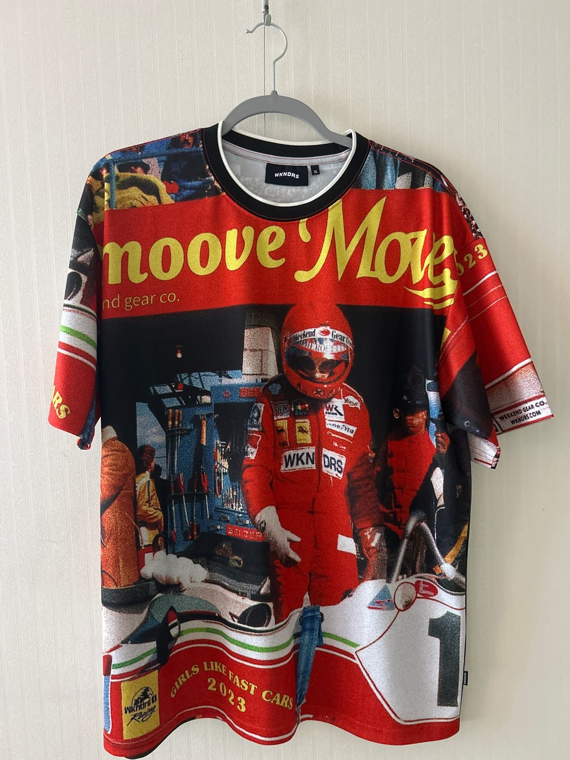 위캔더스 레이싱 매쉬드 반팔[XL] 상품이미지1