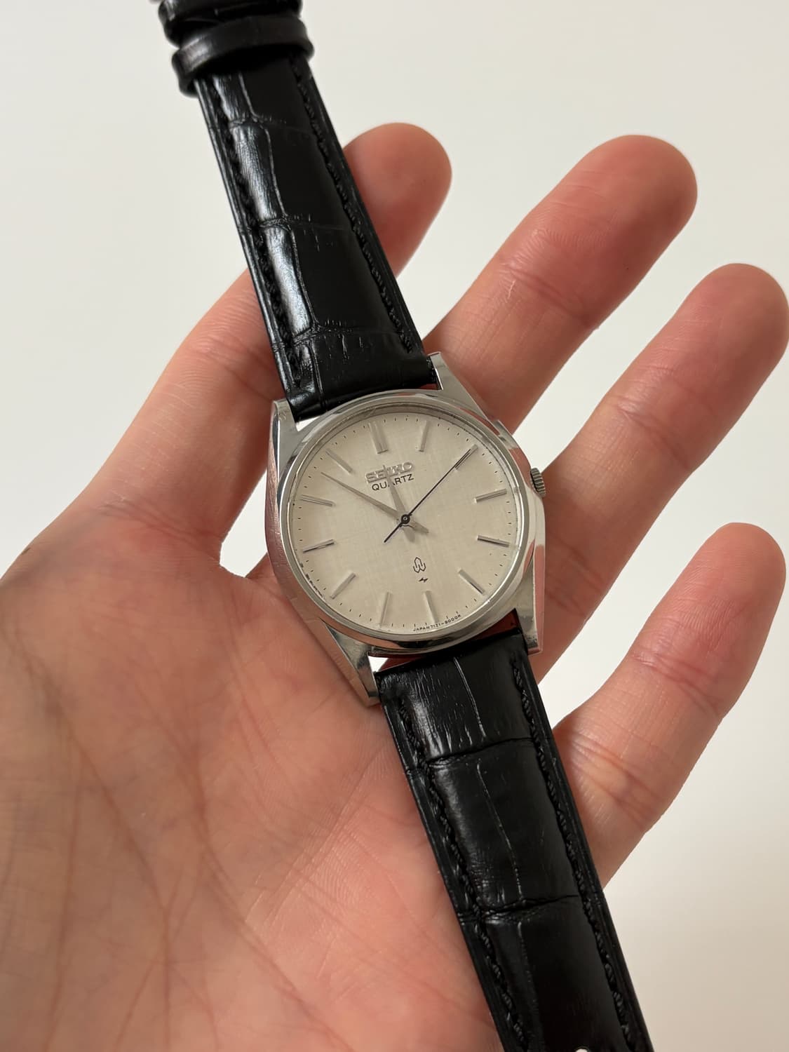 1980s Linen Dial Silver Quartz 상품이미지2