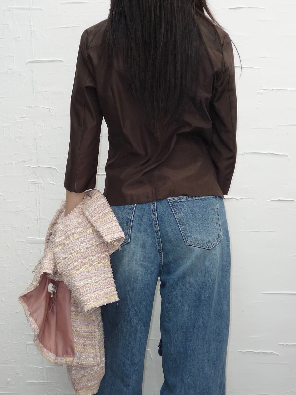 glossy brown shirts 상품이미지3