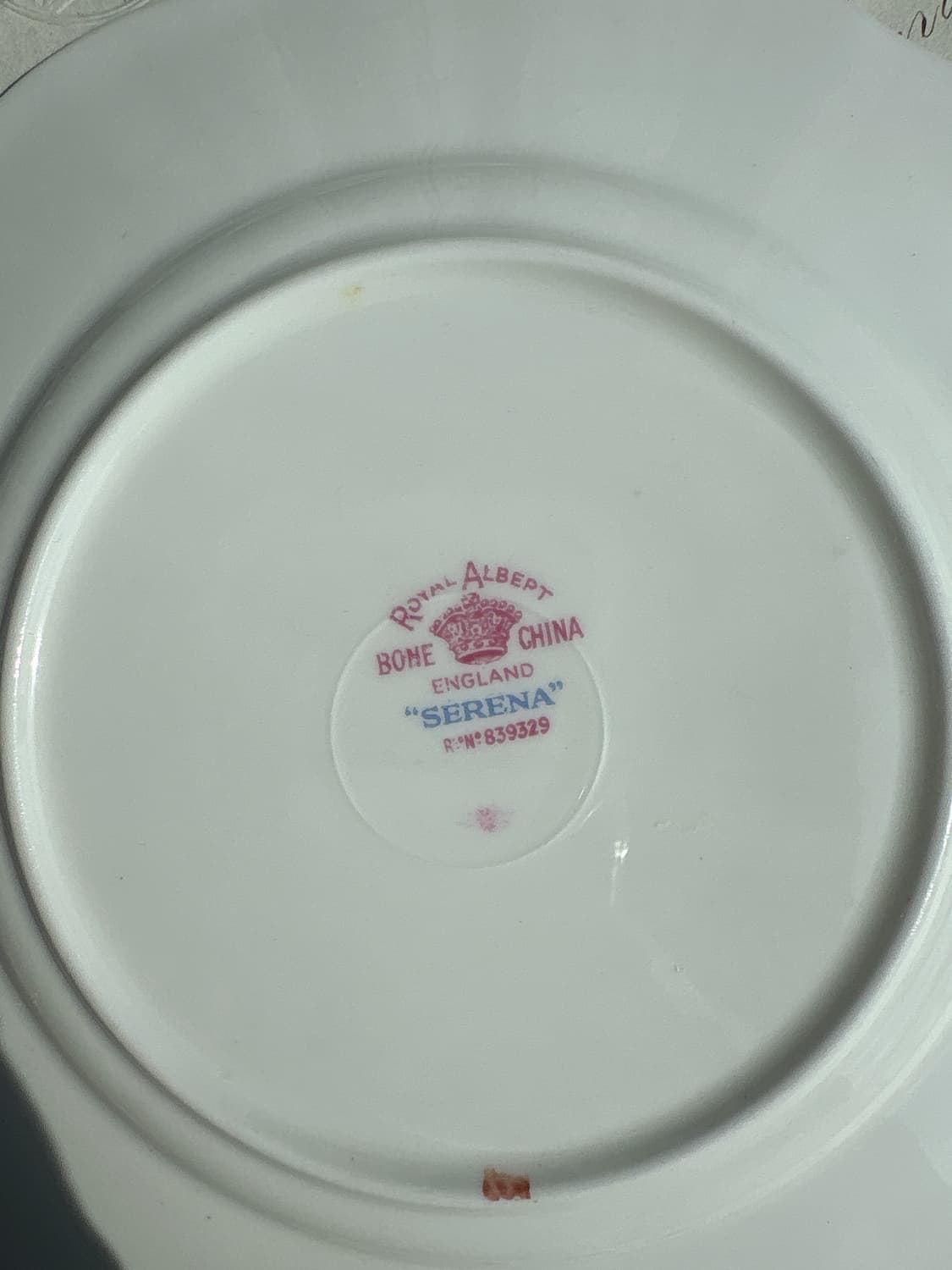 1940s 영국 빈티지 로얄알버트 세레나 브레드접시 상품이미지3