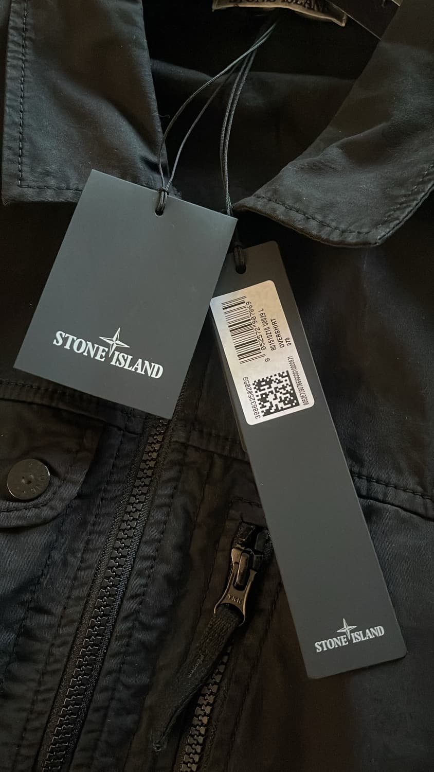 국내 매장 정품 스톤 아일랜드 오버셔츠 블랙 황금 사이즈 L 라지 상품이미지3