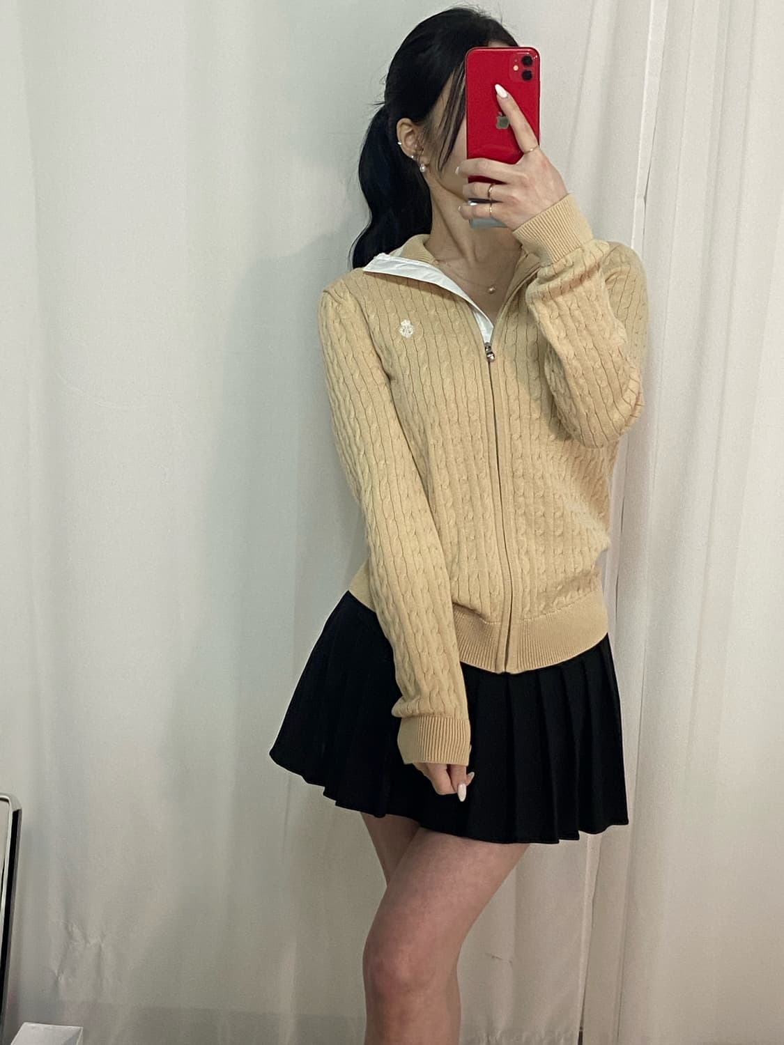 폴로 랄프로렌 꽈배기 니트 집업 상품이미지2