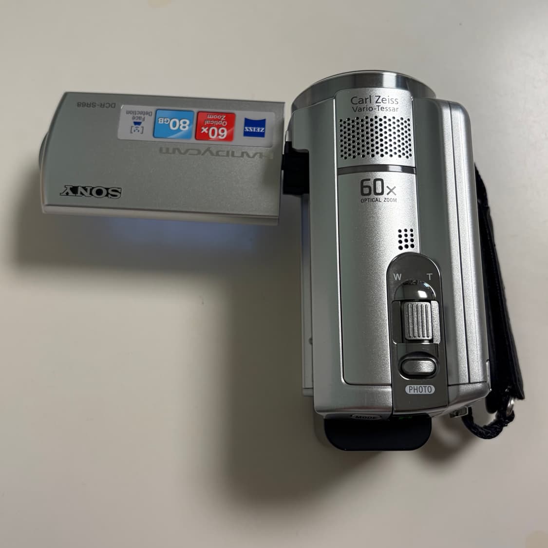 s급) 소니 Sony DCR-SR68 빈티지 실버 제니 캠코더 상품이미지4