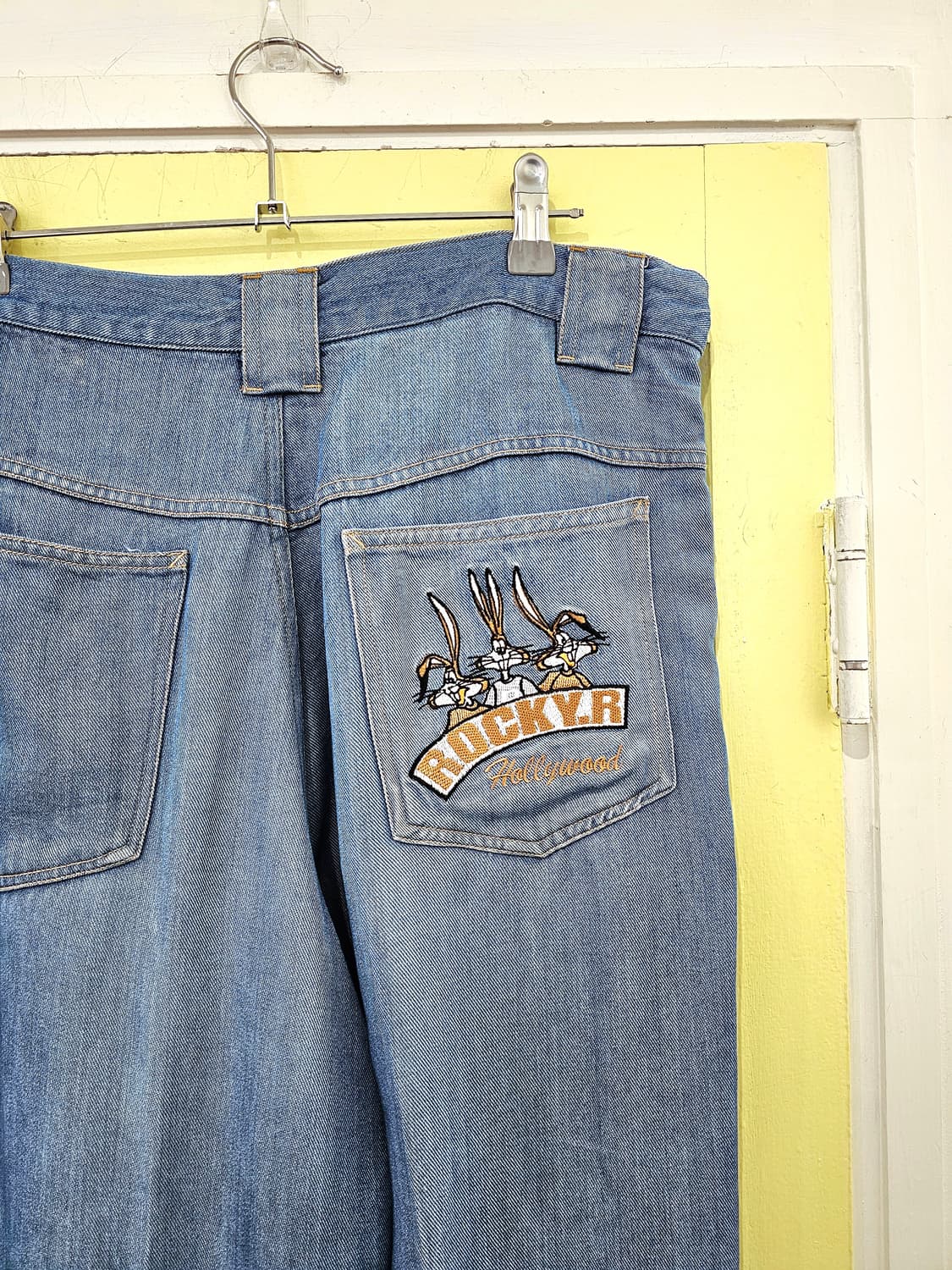 Rocky Rabbit 핀턱 데님 슬랙스 상품이미지7