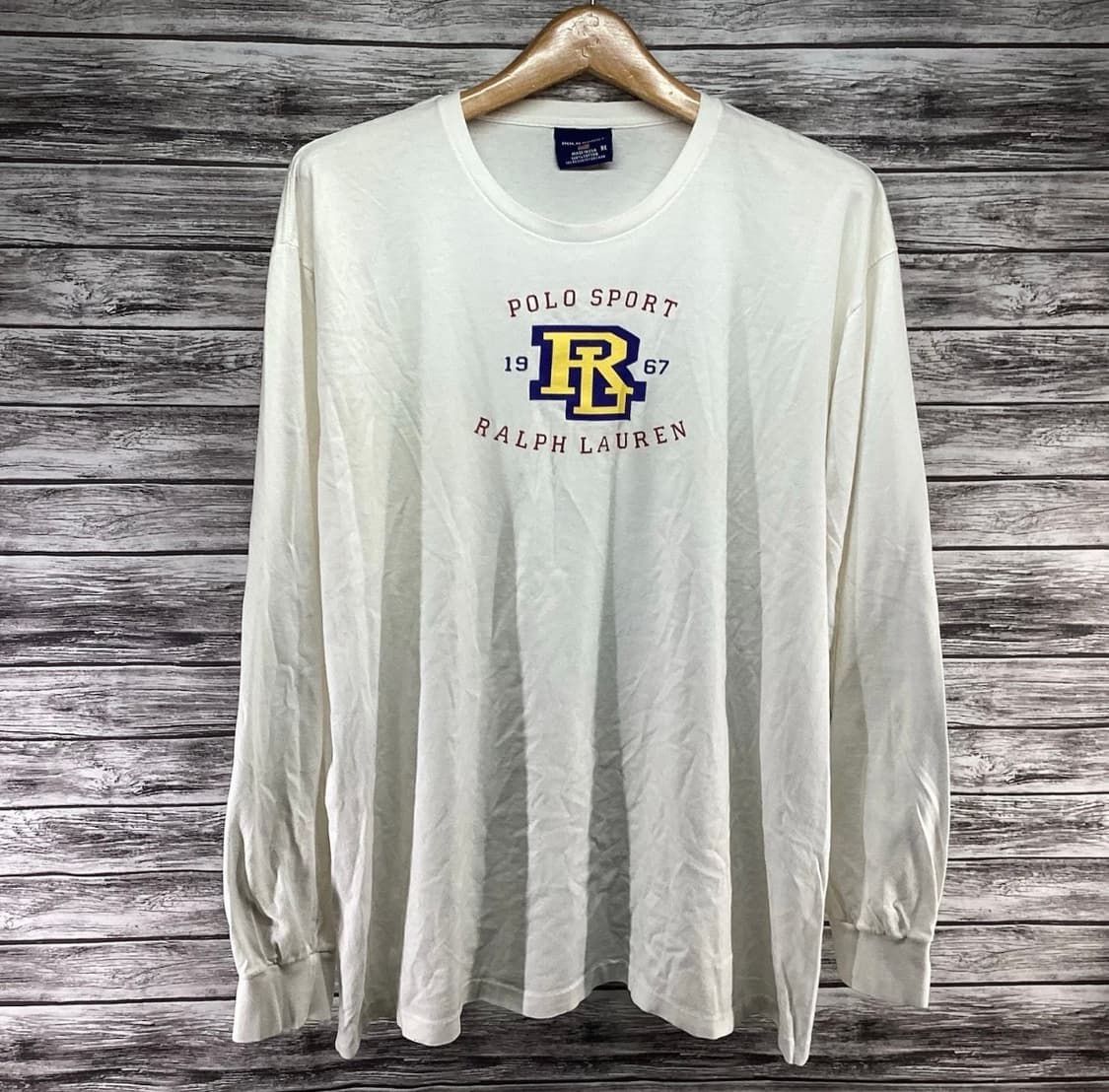 [폴로 스포츠 대방출] 90s 폴로스포츠 수소봉제 롱슬리브 상품이미지1