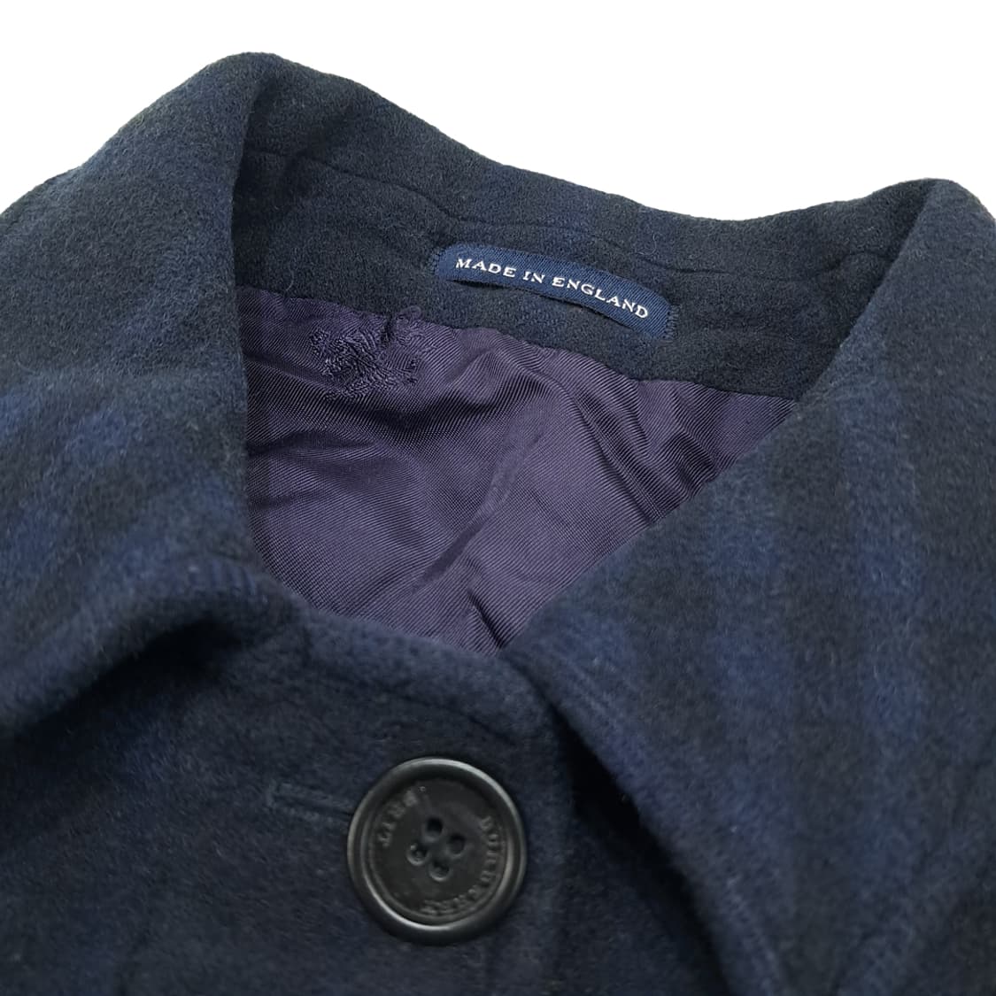 CN798 M 버버리 런던 울 캐시미어 체크 코트 상품이미지3