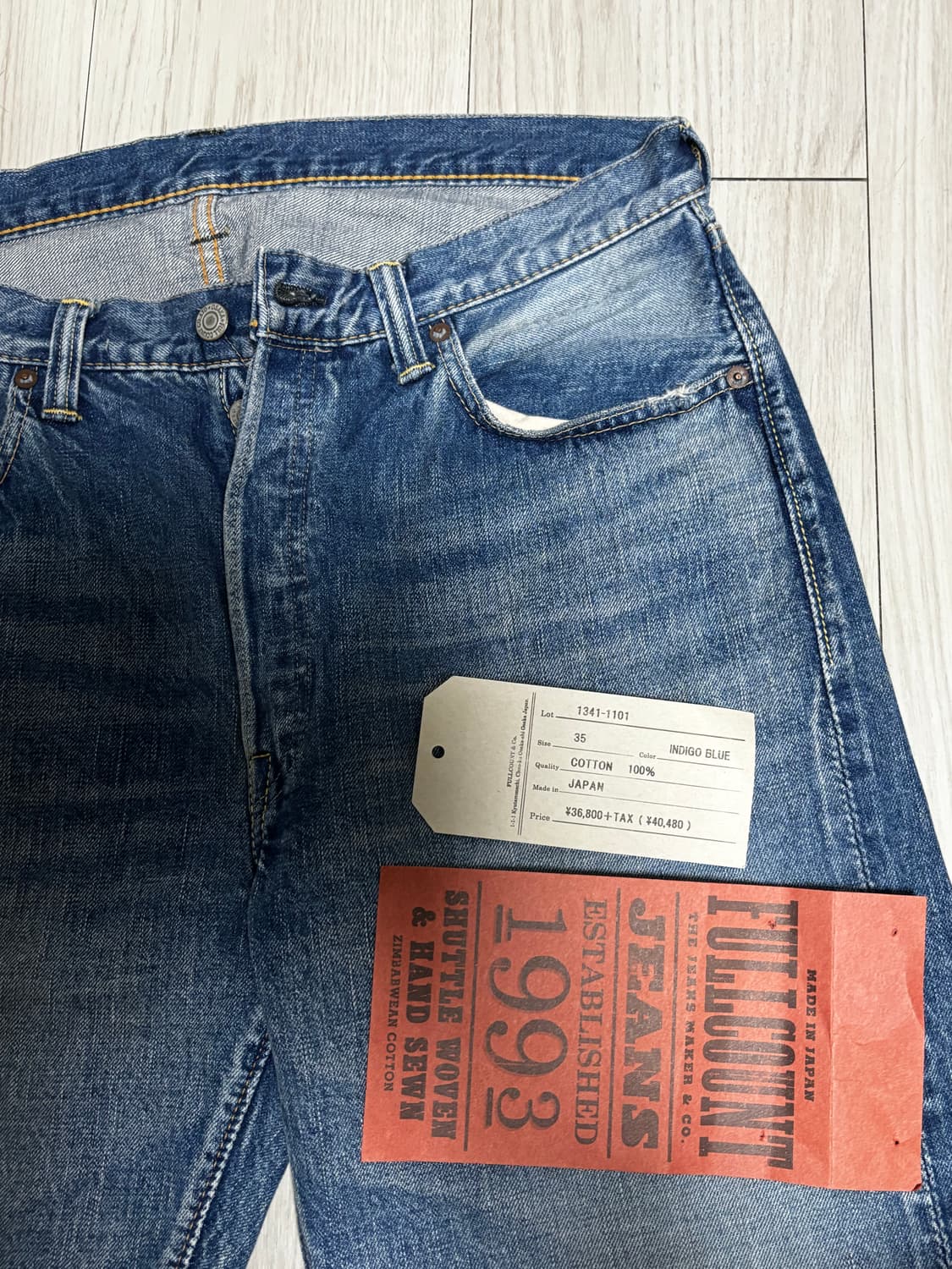 풀카운트 다트포드 1101 35사이즈 상품이미지3