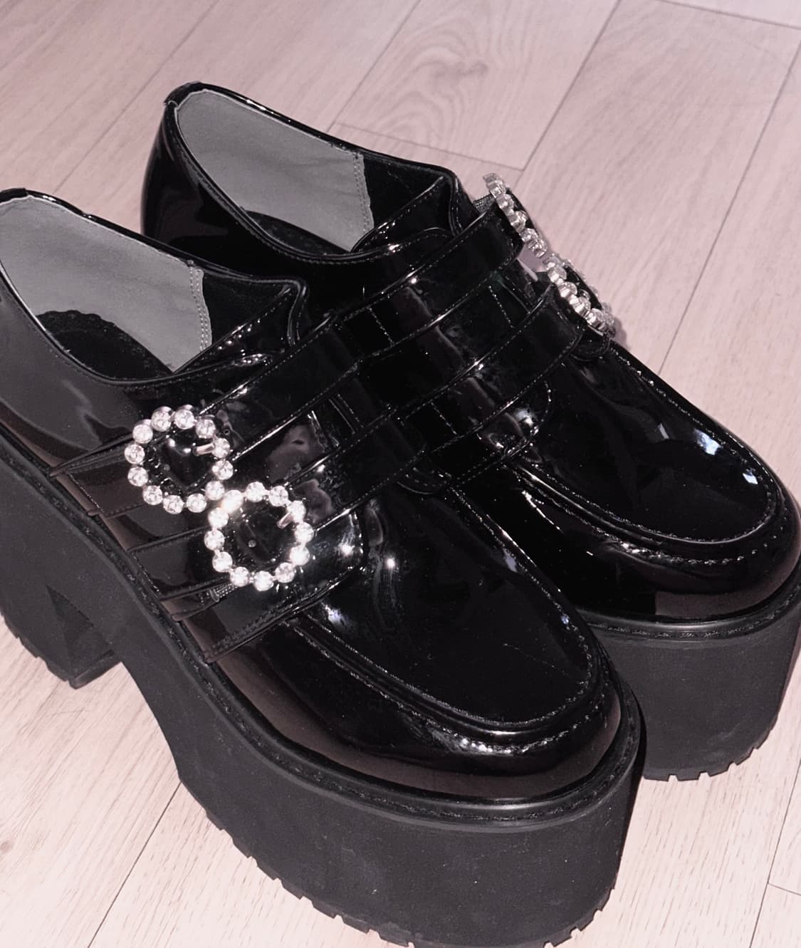 디마럽 디어마이러브 통굽 로퍼 11cm 양산형 지뢰계 버블즈 상품이미지1