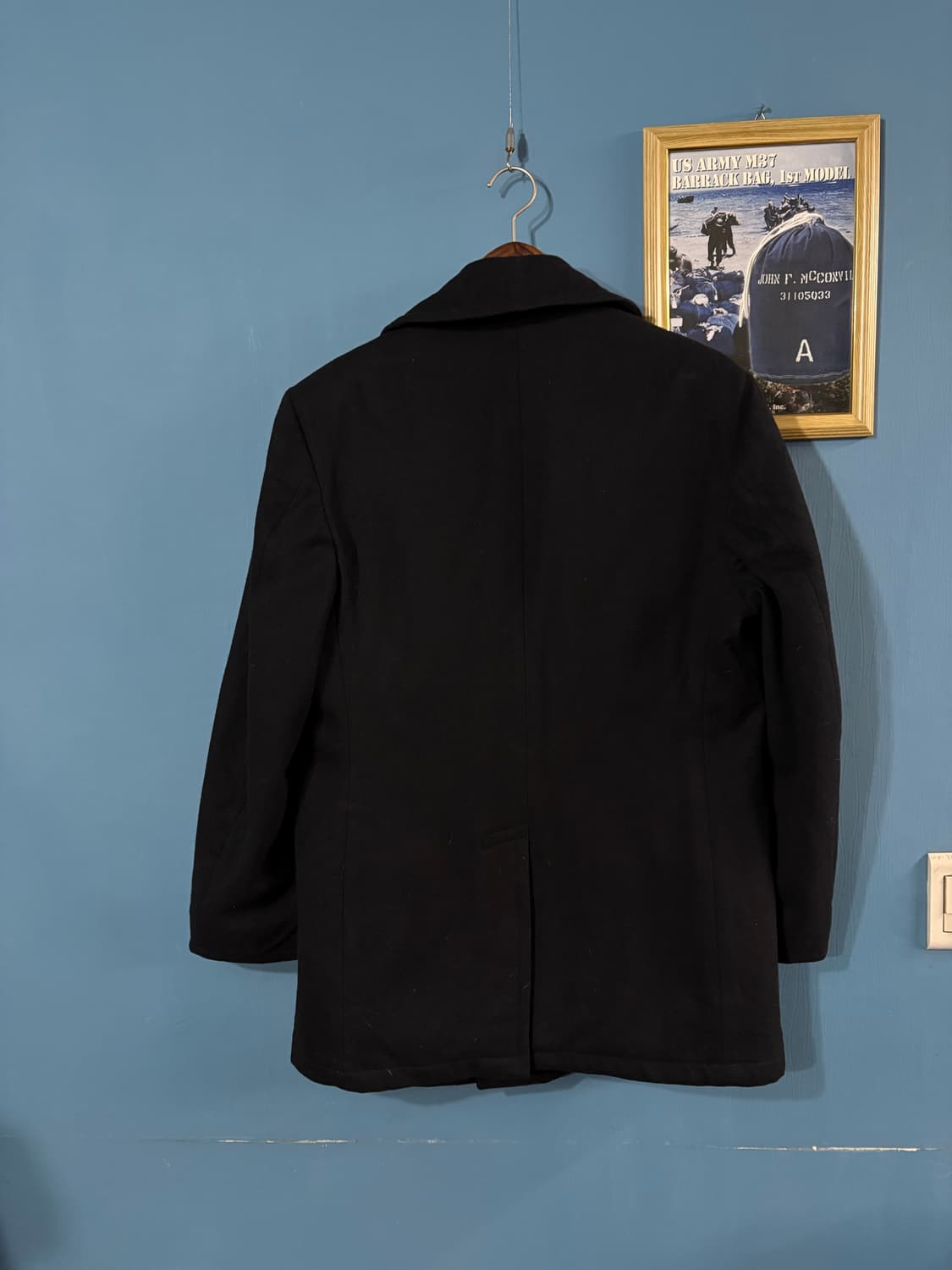 90's USN 6 Button Pea overcoat. 상품이미지10