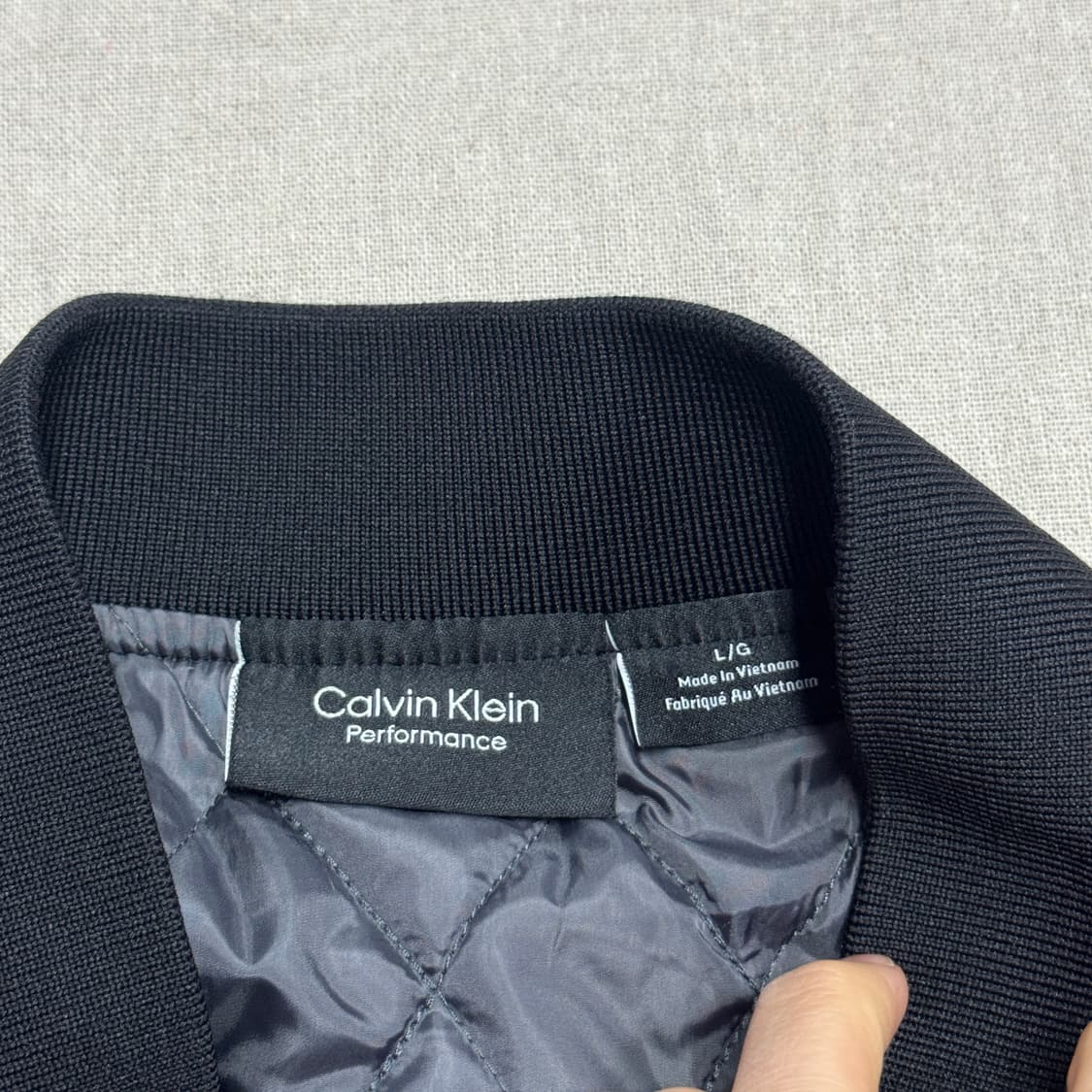 캘빈클라인 퍼포먼스 백자수 항공점퍼 L 상품이미지6