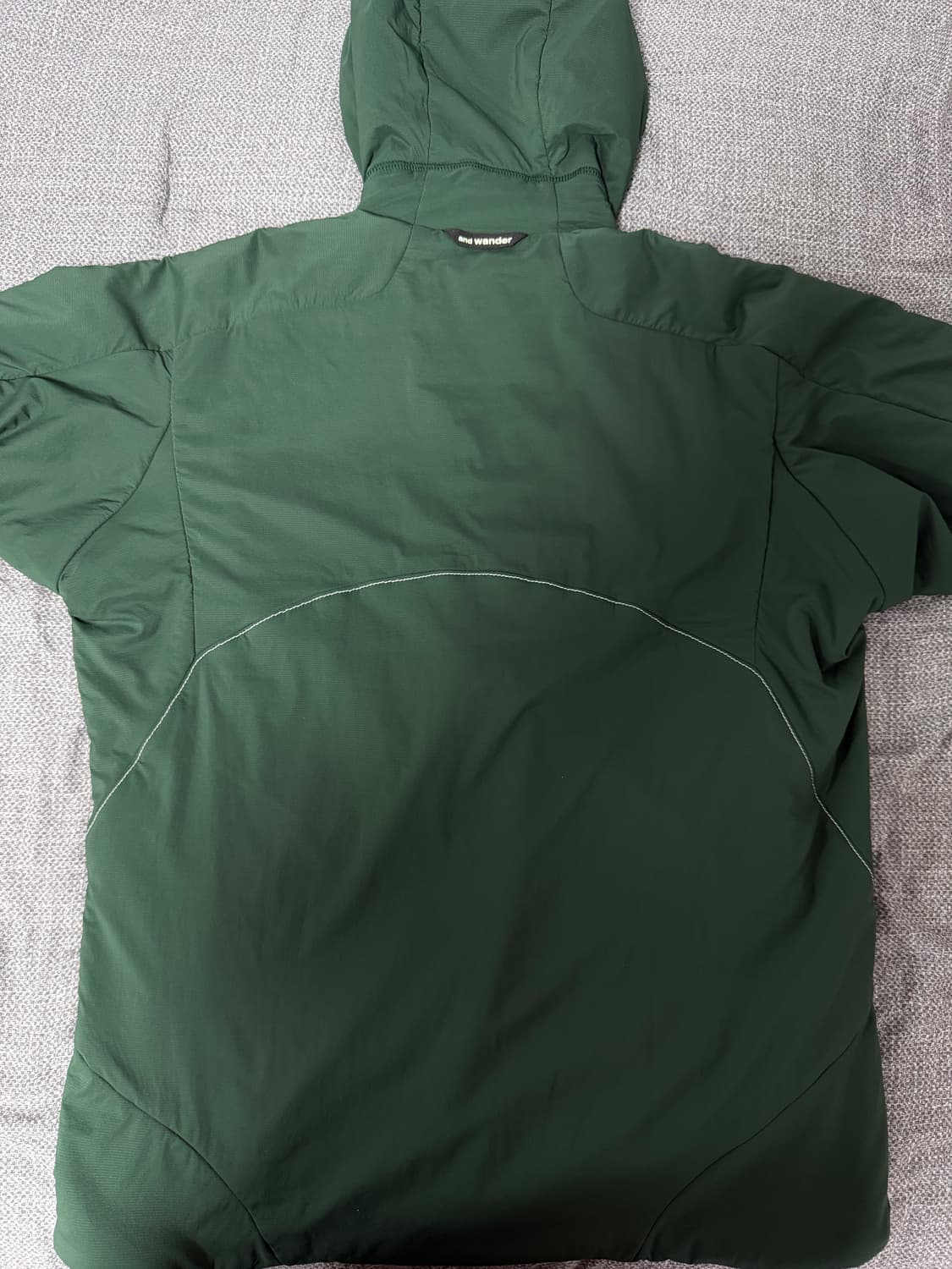 [XL] 앤드 원더 알파 에어 후디 그린 상품이미지7