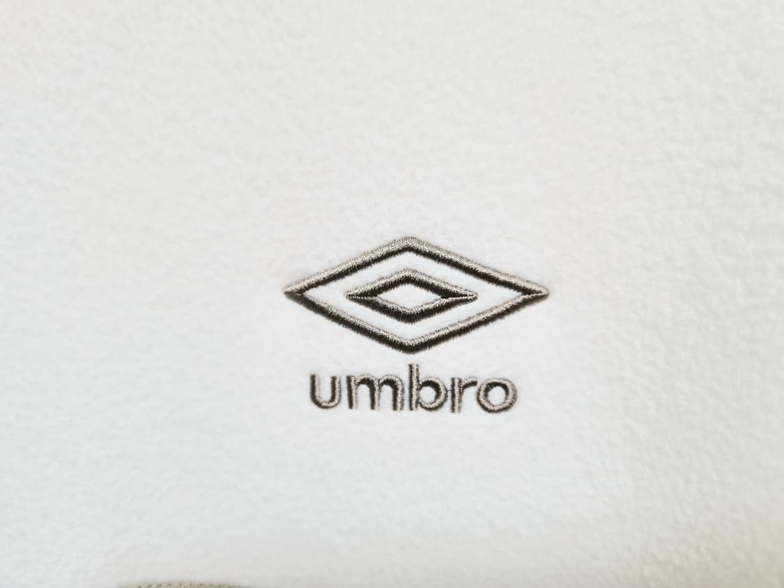 남성 2023 상태굿 엄브로 빅레터링 플리스 아노락타입 하프집업 자켓 상품이미지5