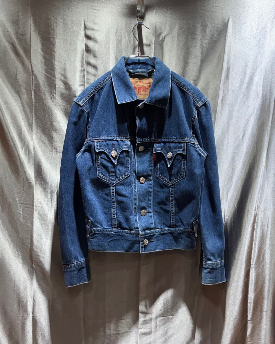 S 리바이스 웨스턴 투포켓 중청 데님자켓 상품이미지2