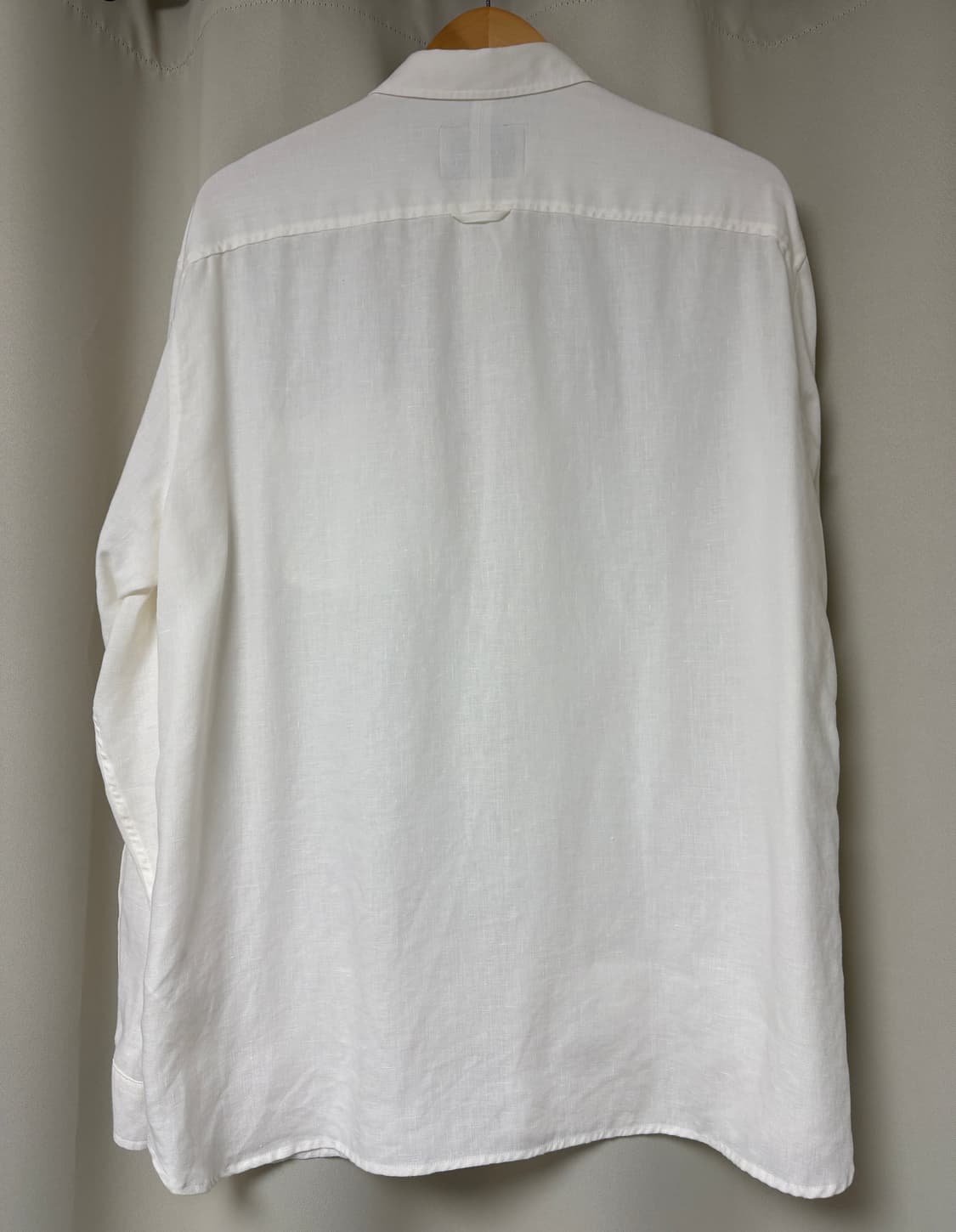 포터리 린넨 셔츠 화이트 1 상품이미지2