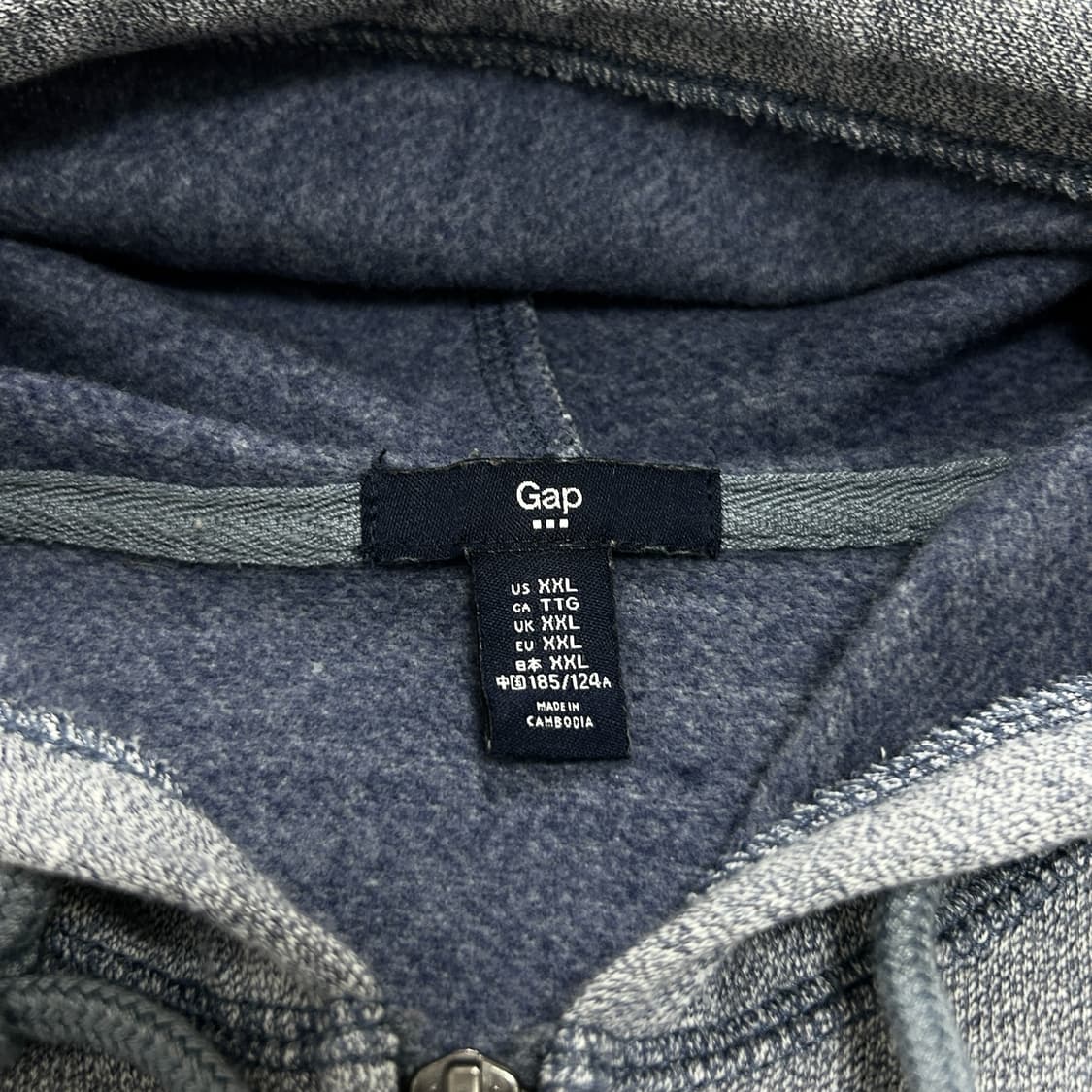 갭 블루 빅로고 후드집업 상품이미지5