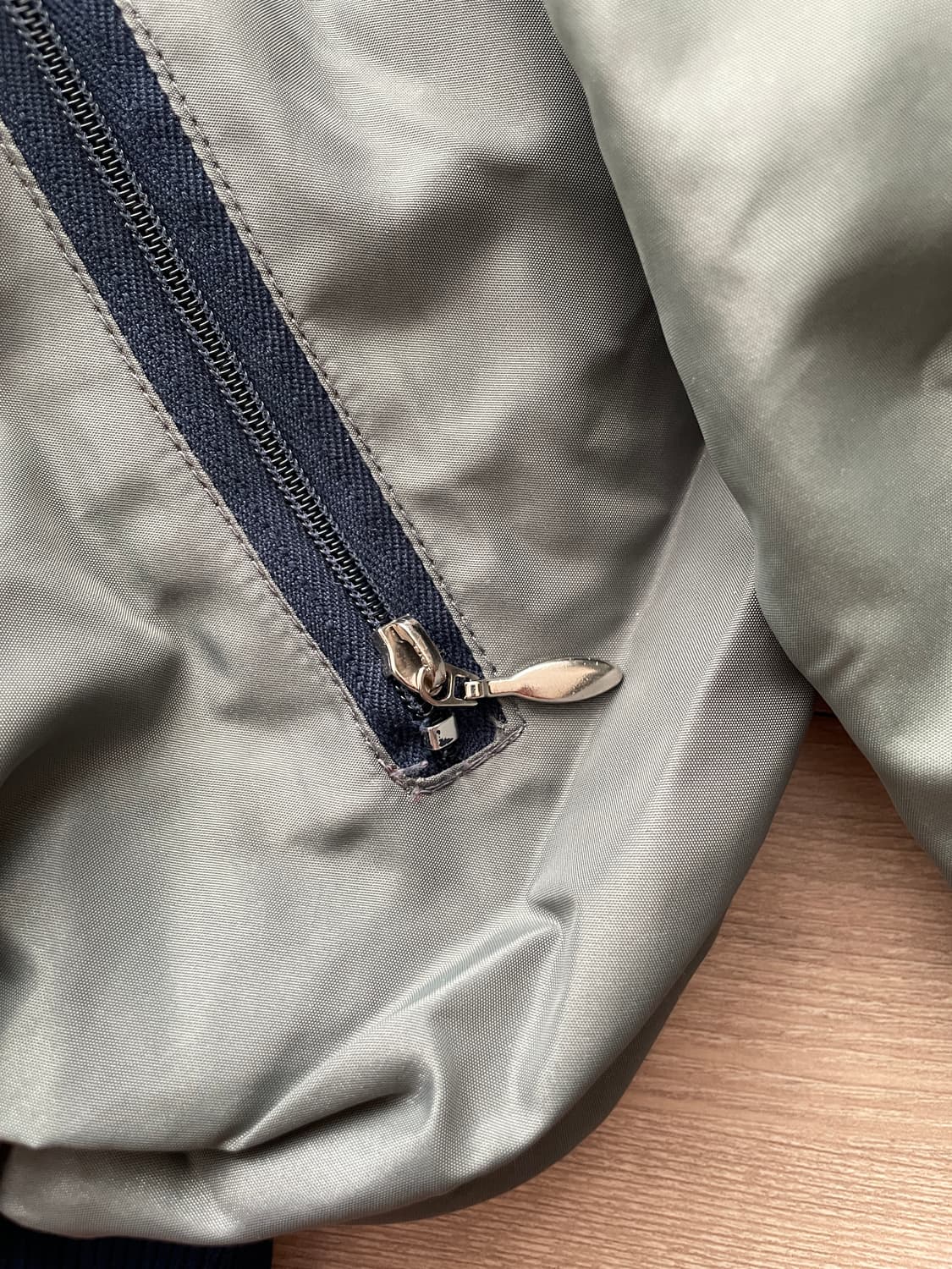 80s 파타고니아 쉘드 신칠라 데카태그 봄버 자켓 그레이 그린 rare 상품이미지8