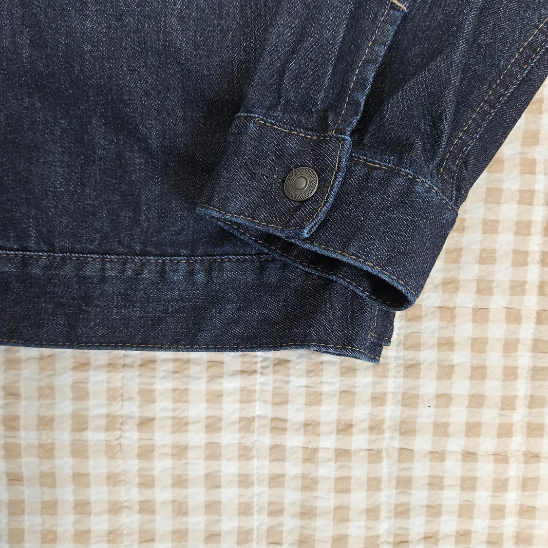 유니클로 데님 청자켓 남자100 상품이미지4