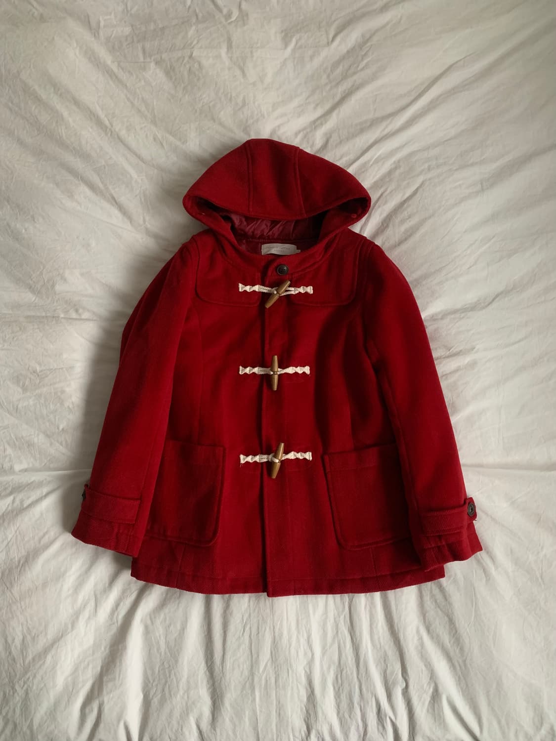 레드 떡볶이 숏코트 상품이미지1