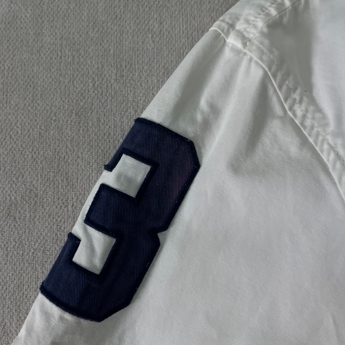 100 폴로랄프로렌 빅포니 성조기 화이트 블루종 자켓 상품이미지9