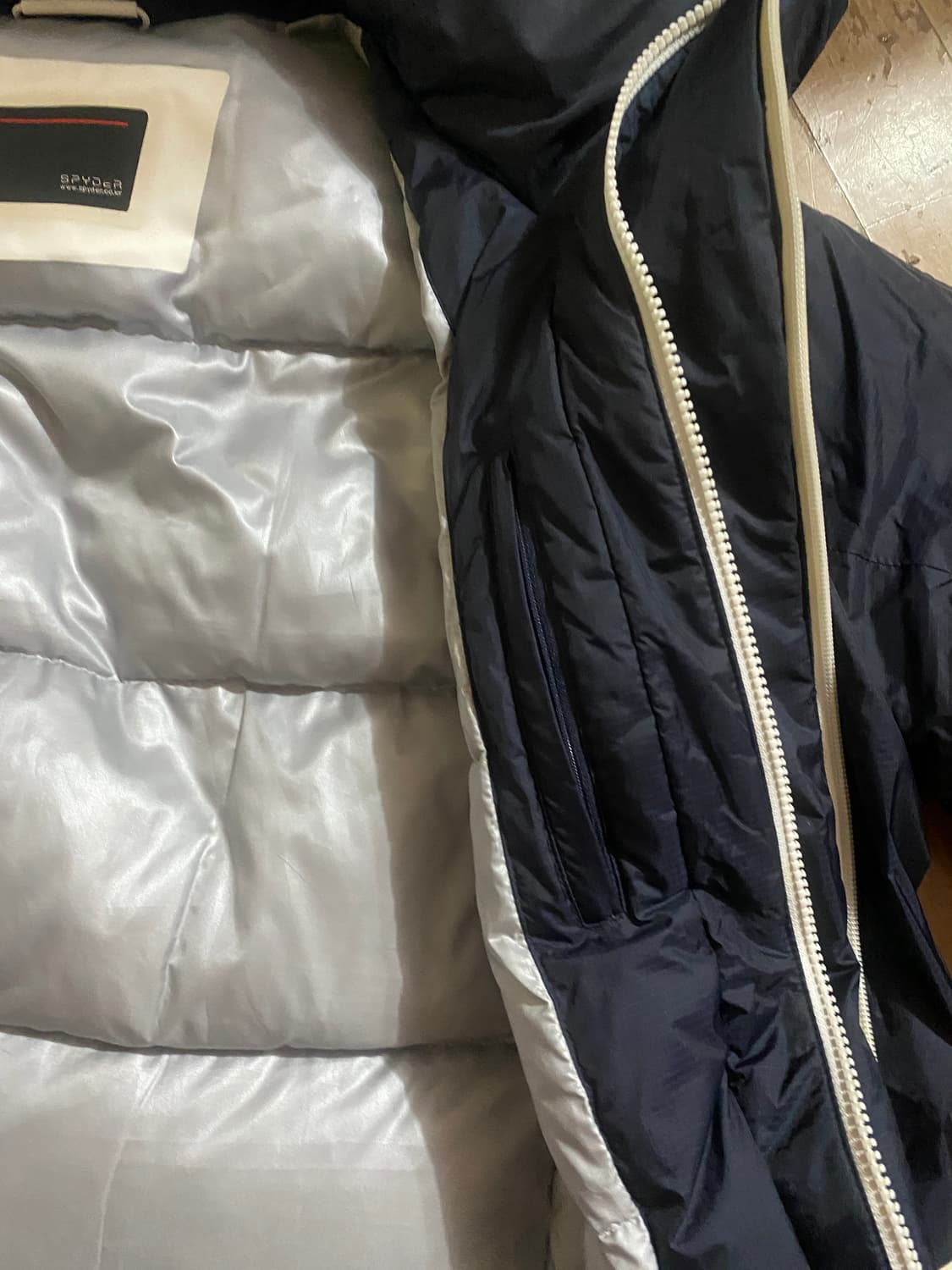 Spyder 스파이더 남성 대장급 덕다운 패딩 점퍼 100ㅔ 상품이미지6