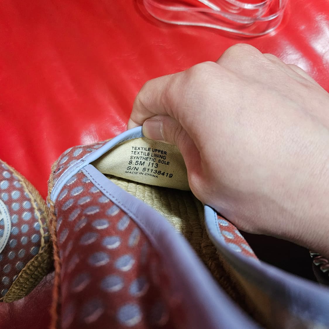 토리버치 블루 도트 에스파듀 슬립온 us8.5 size 상품이미지7