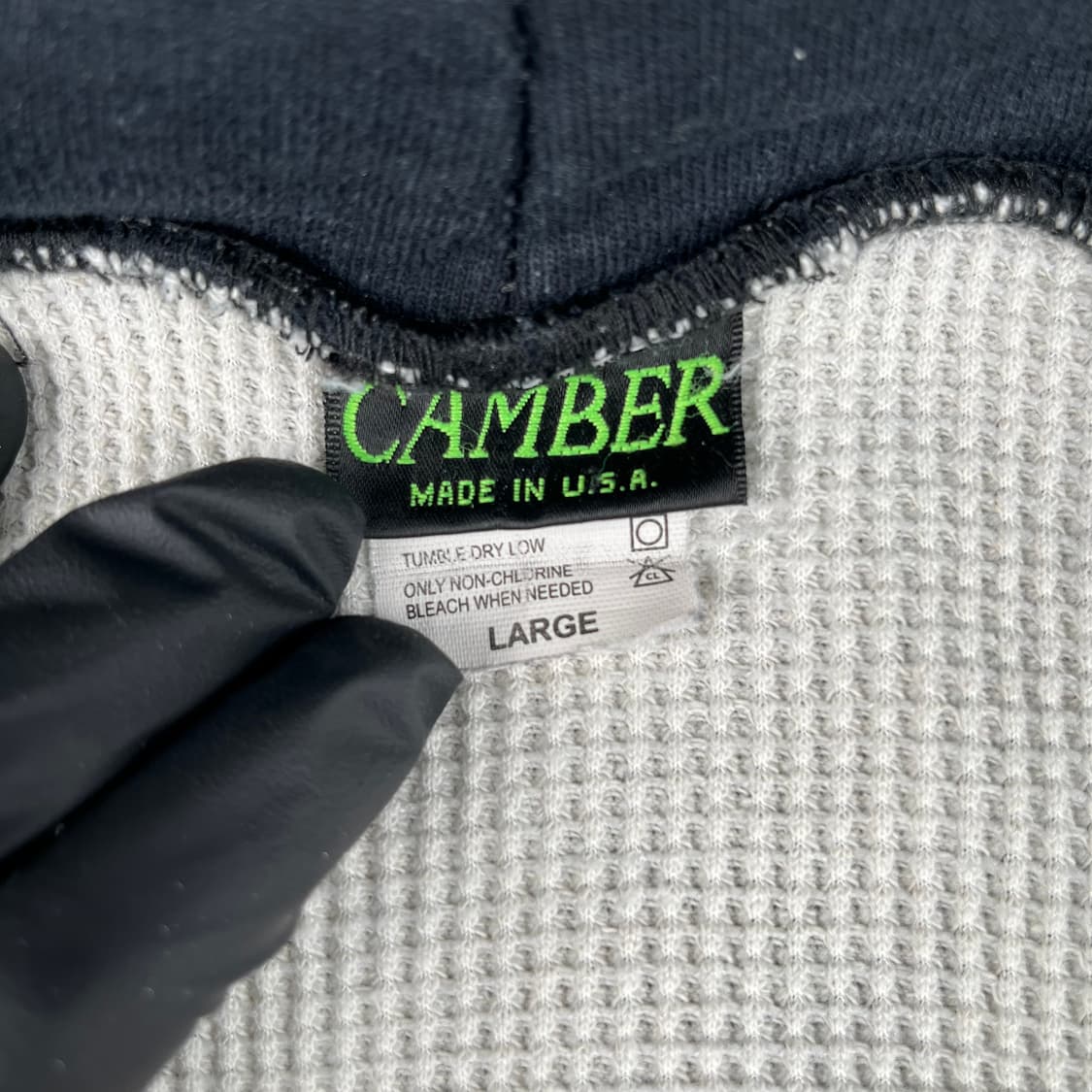 빈티지 캠버 USA Liberty Propane 써멀 후드집업 상품이미지3