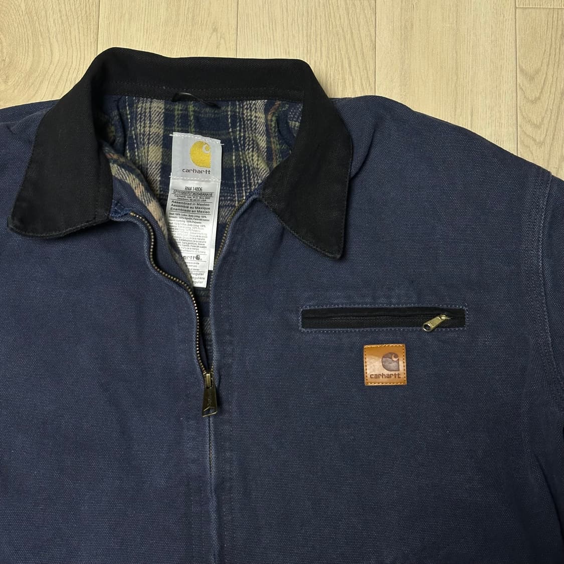 칼하트 디트로이드 청 집업 상품이미지1