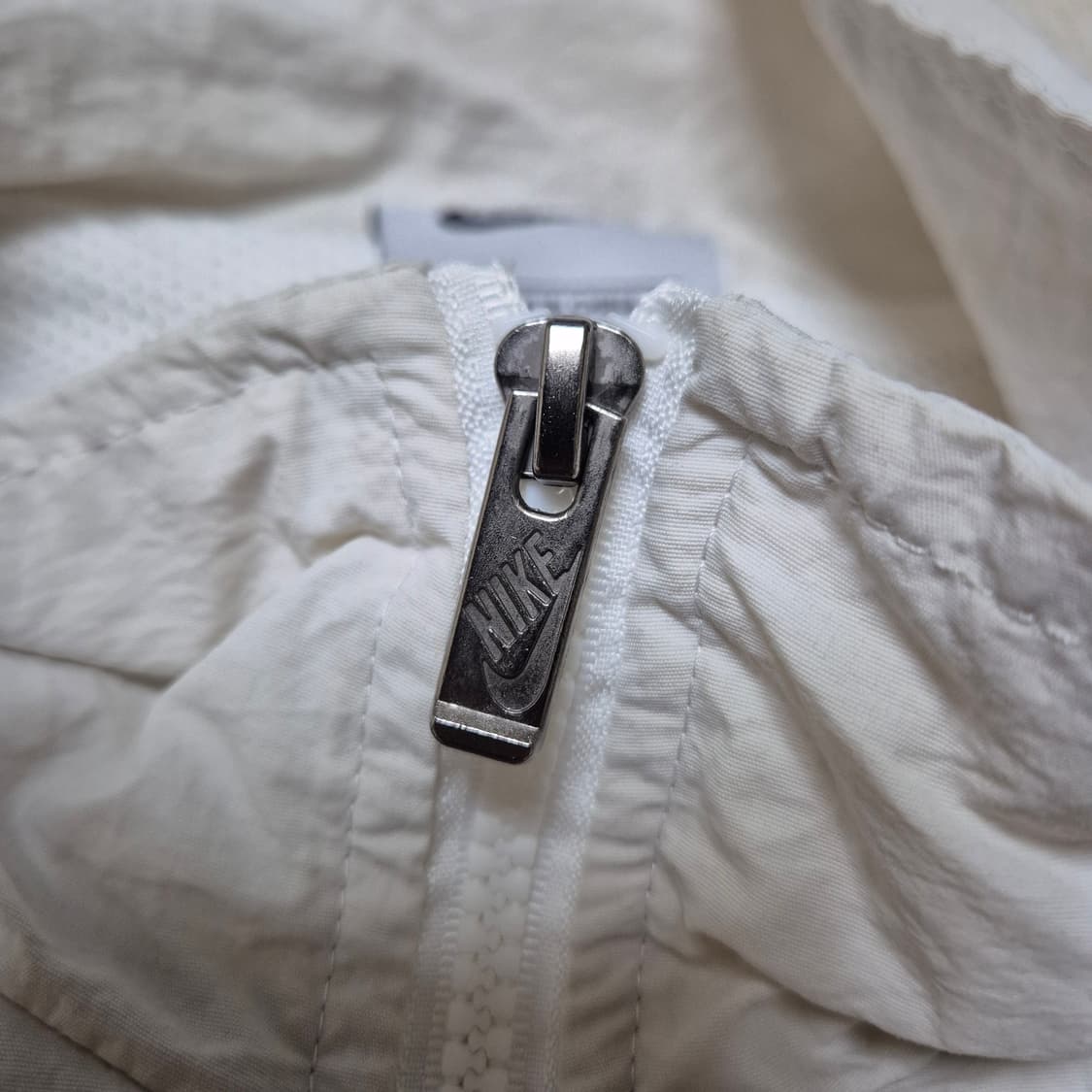 [올드스쿨🔥] 나이키 사선 우븐 화이트 자켓 상품이미지5