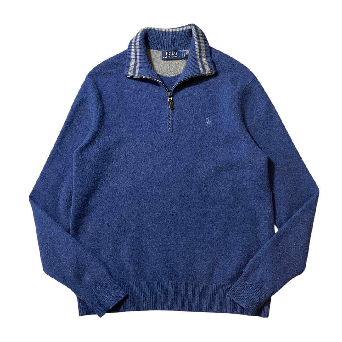 폴로 반집업 울 니트 상품이미지1