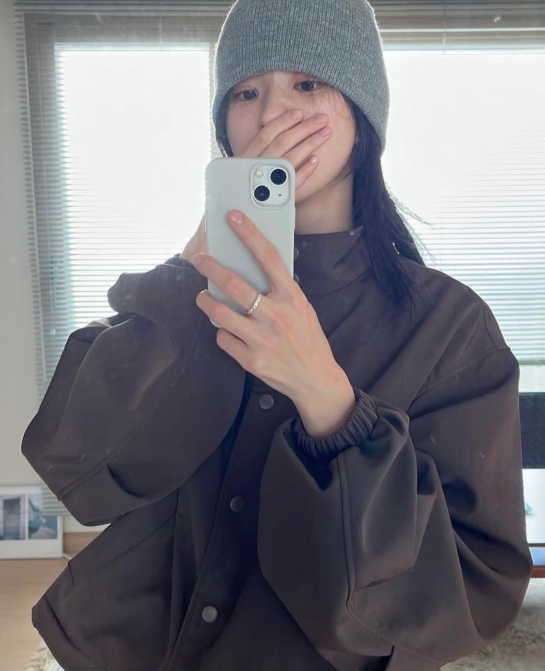 페스토 샤인자켓 pesto shine jacket dark soil 상품이미지5