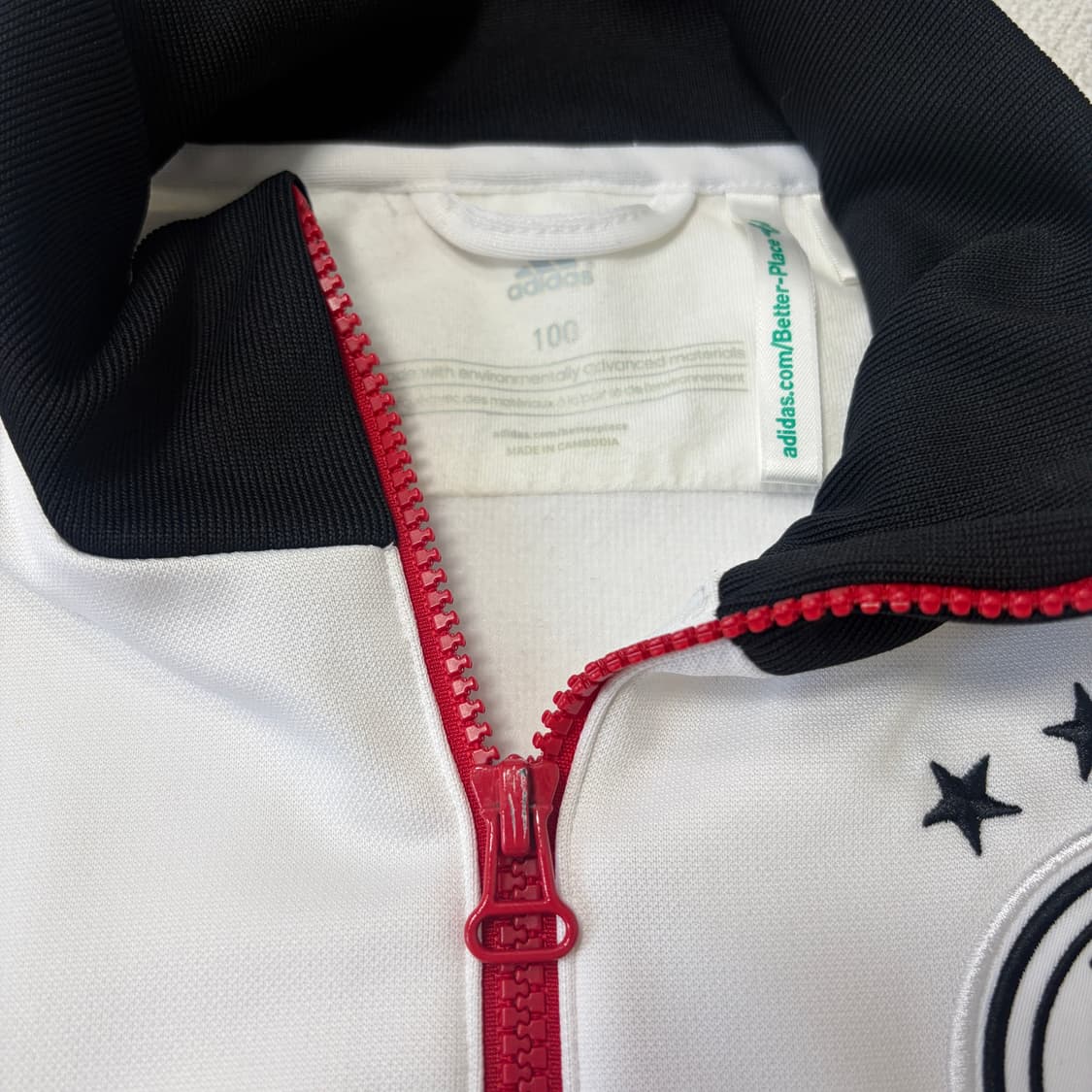 아디다스 독일 국가대표 DFB 화이트 트랙탑 져지 상품이미지3