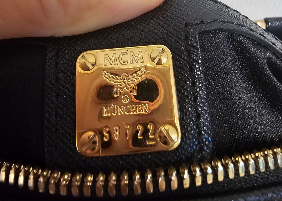 MCM 블랙 보스턴백 상품이미지7
