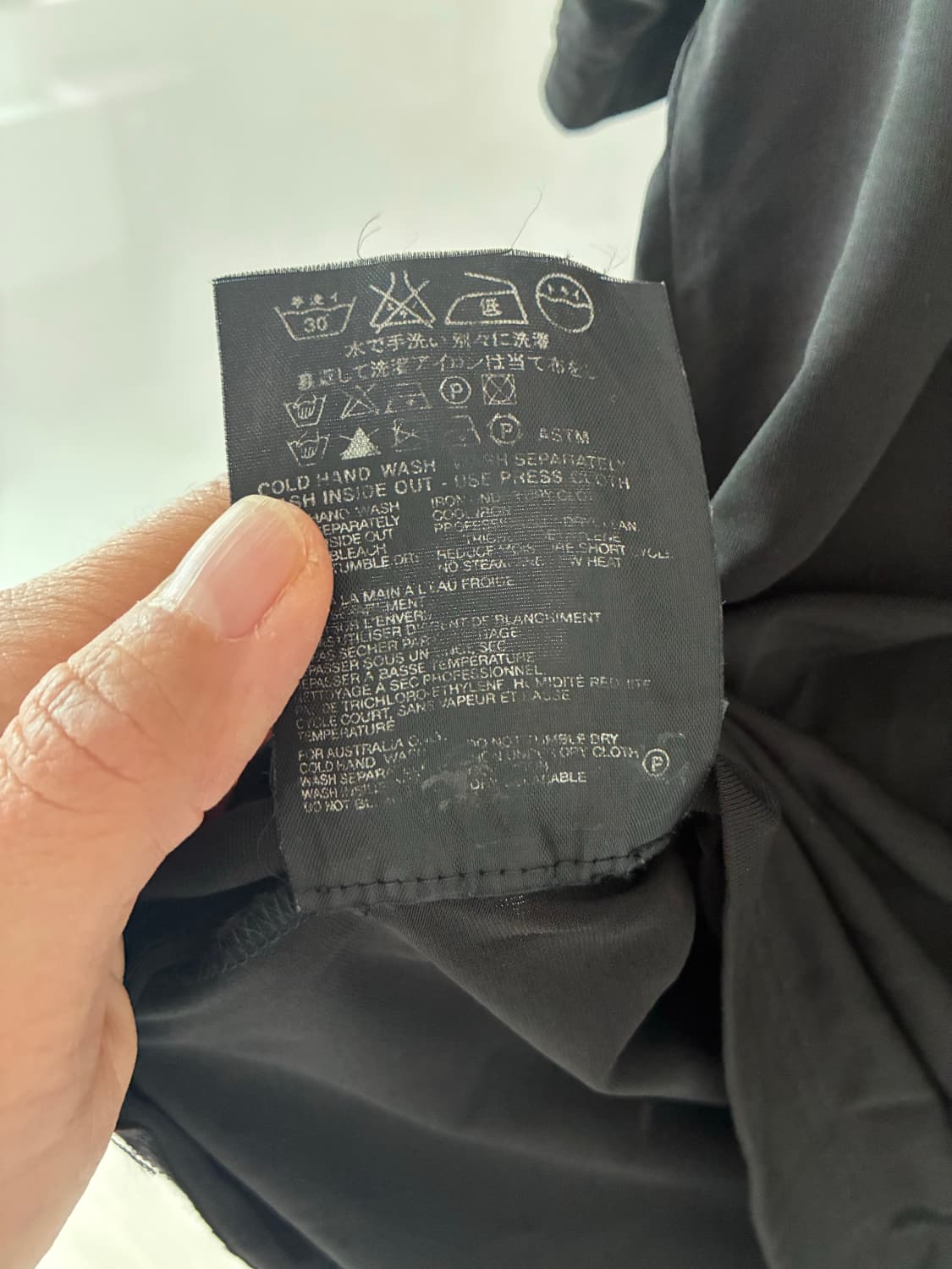 Prada Sport 프라다 블랙 스트레치 반팔 탑 상품이미지6