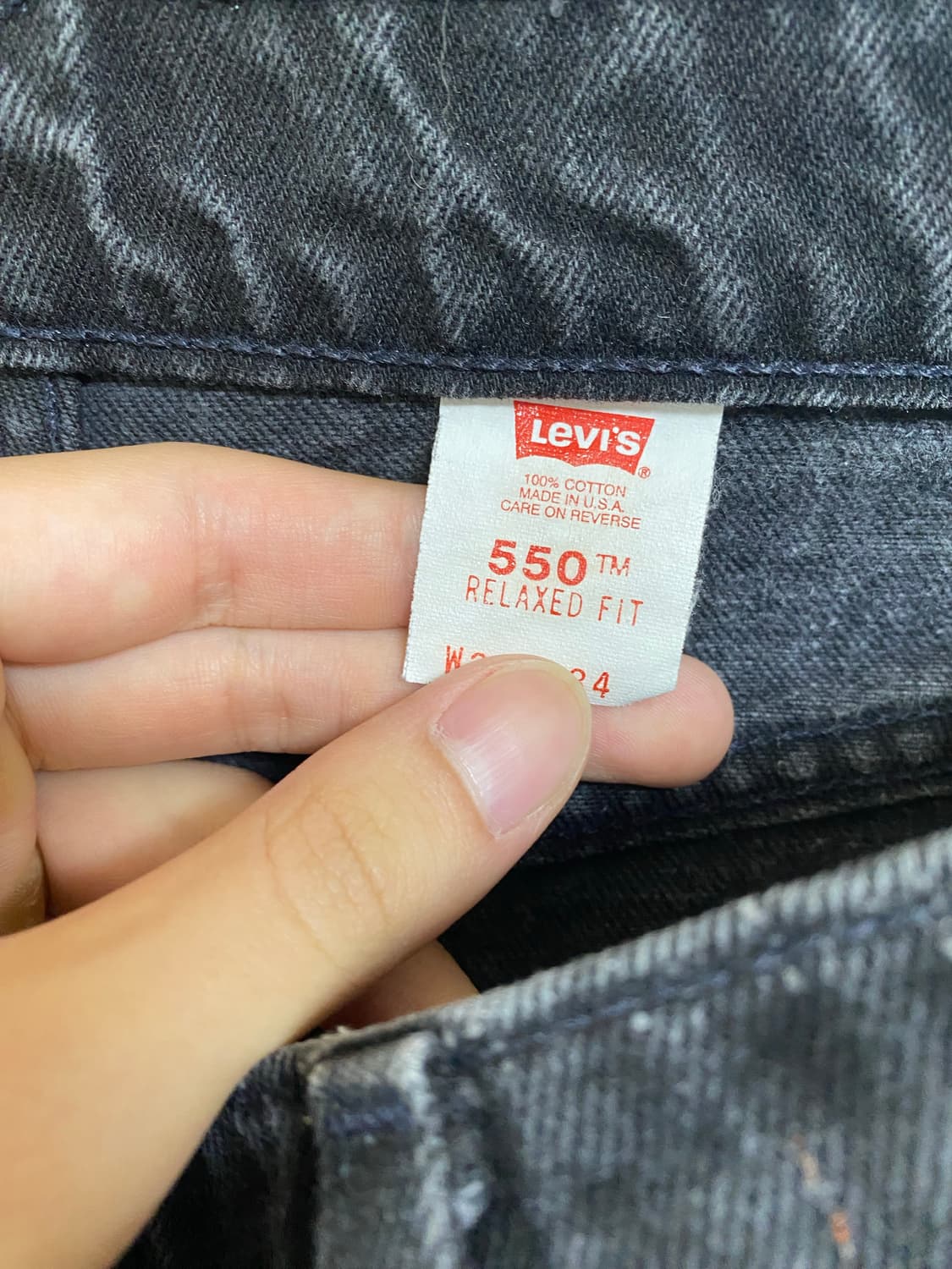 [36] 90s 리바이스 550 블랙 상품이미지2