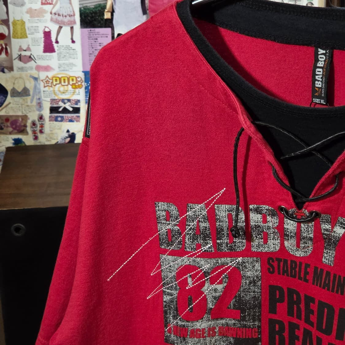 JPN 배드보이 펑크 레이어드 롱슬리브 상품이미지3