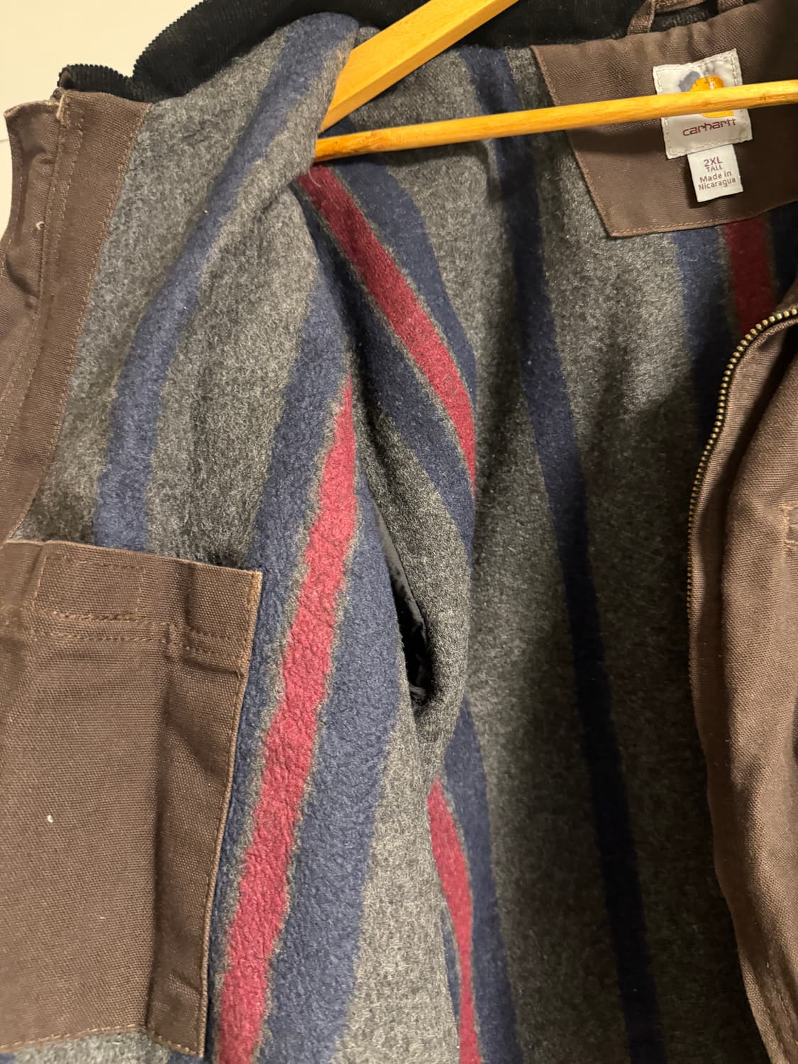 빈티지 칼하트 디트로이트 자켓 다크브라운 2XL 상품이미지4