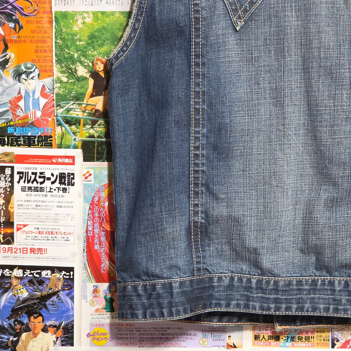 00'S 리바이스 웨스턴 데님 베스트 상품이미지7