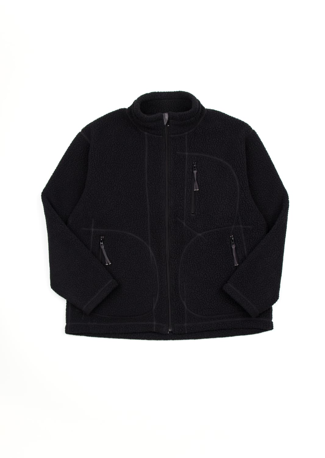 Porter classic 플리스 집업 자켓 블랙 상품이미지1