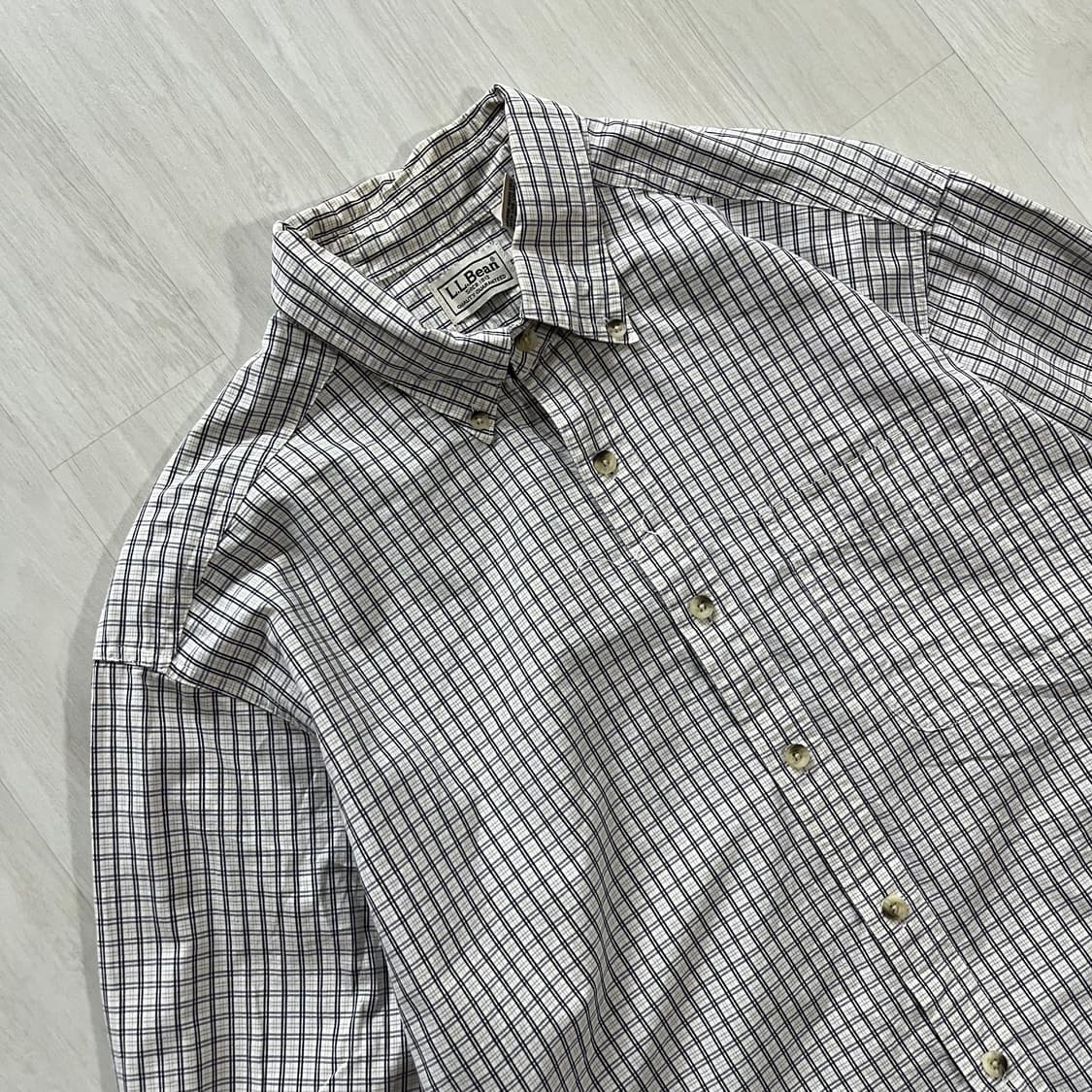 LL Bean . 엘엘빈 체크셔츠 상품이미지4